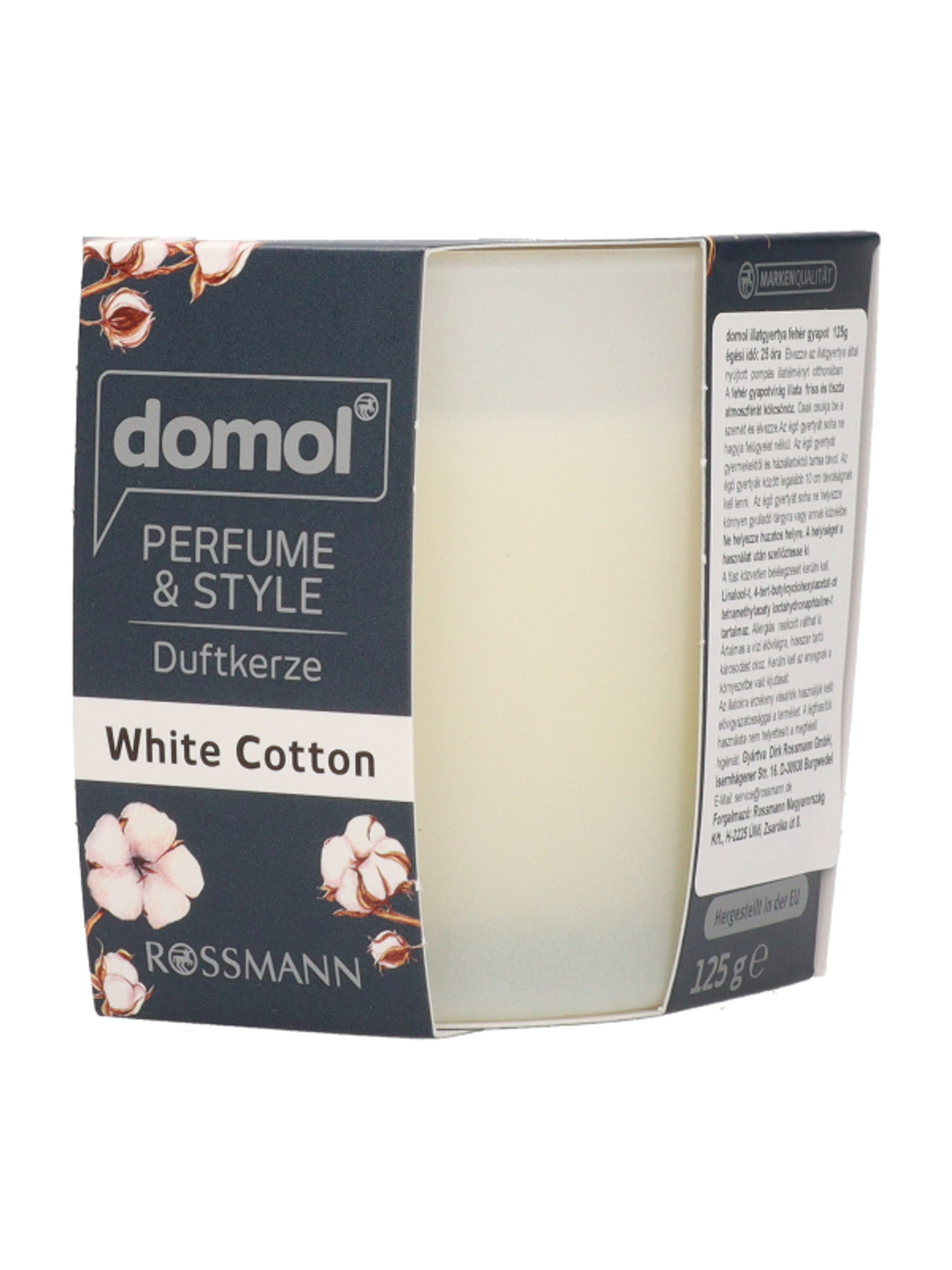 Domol White Cotton illatgyertya - 125 g-4