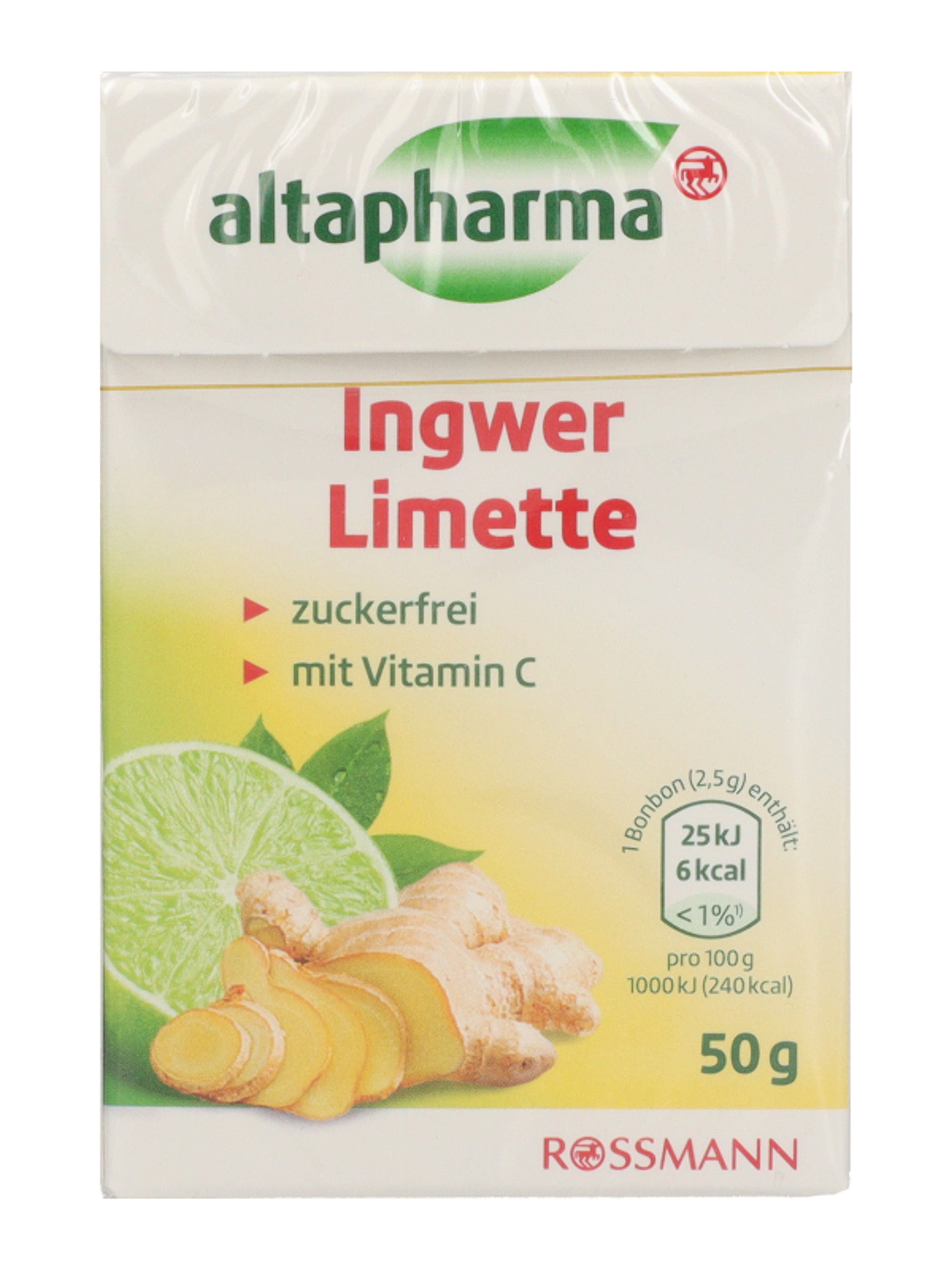 Altapharma Gyömbér-Lime Cukorka - 50 g-3