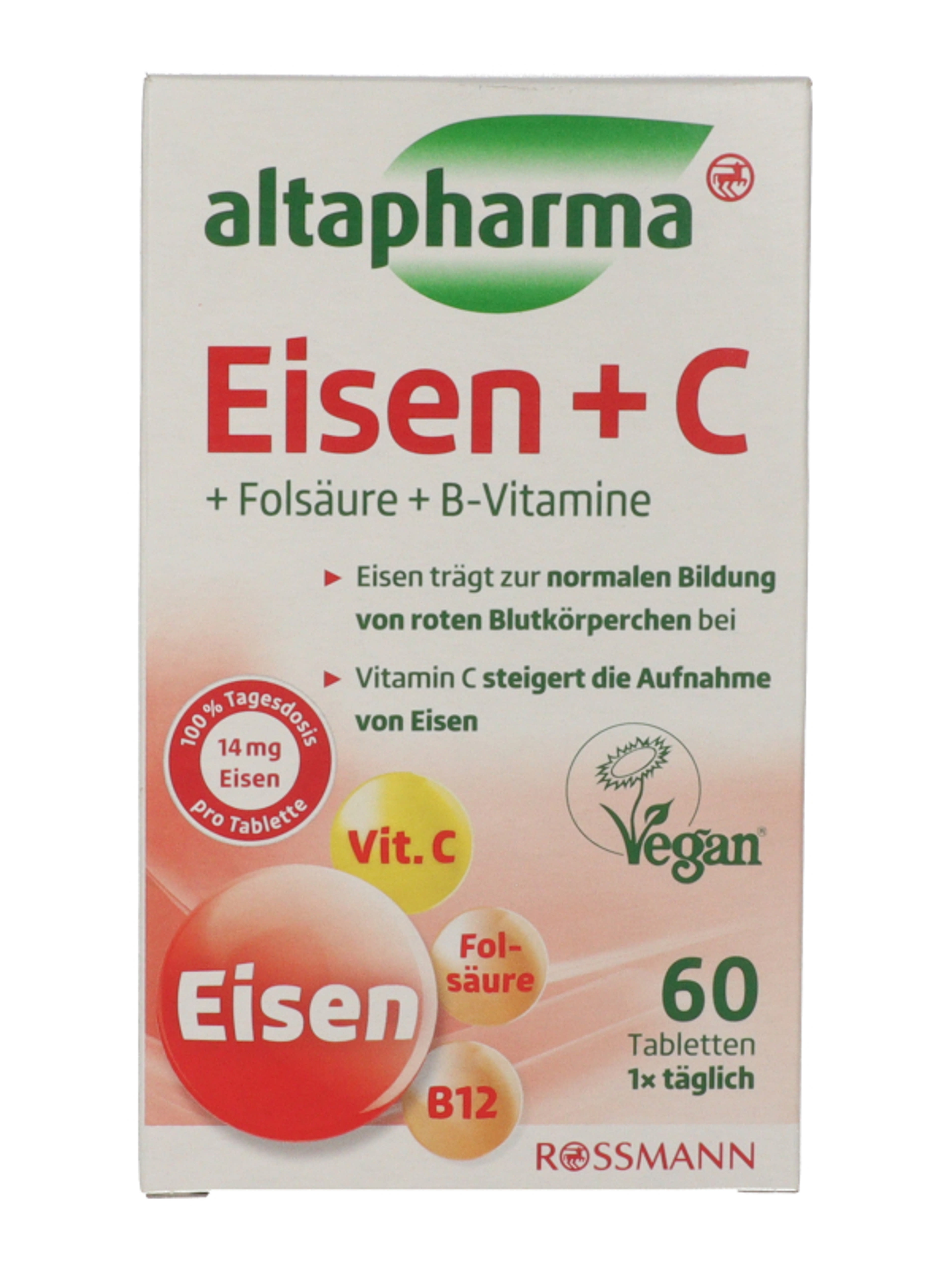 Altapharma Vas + Vitamin tabletta - 60 db