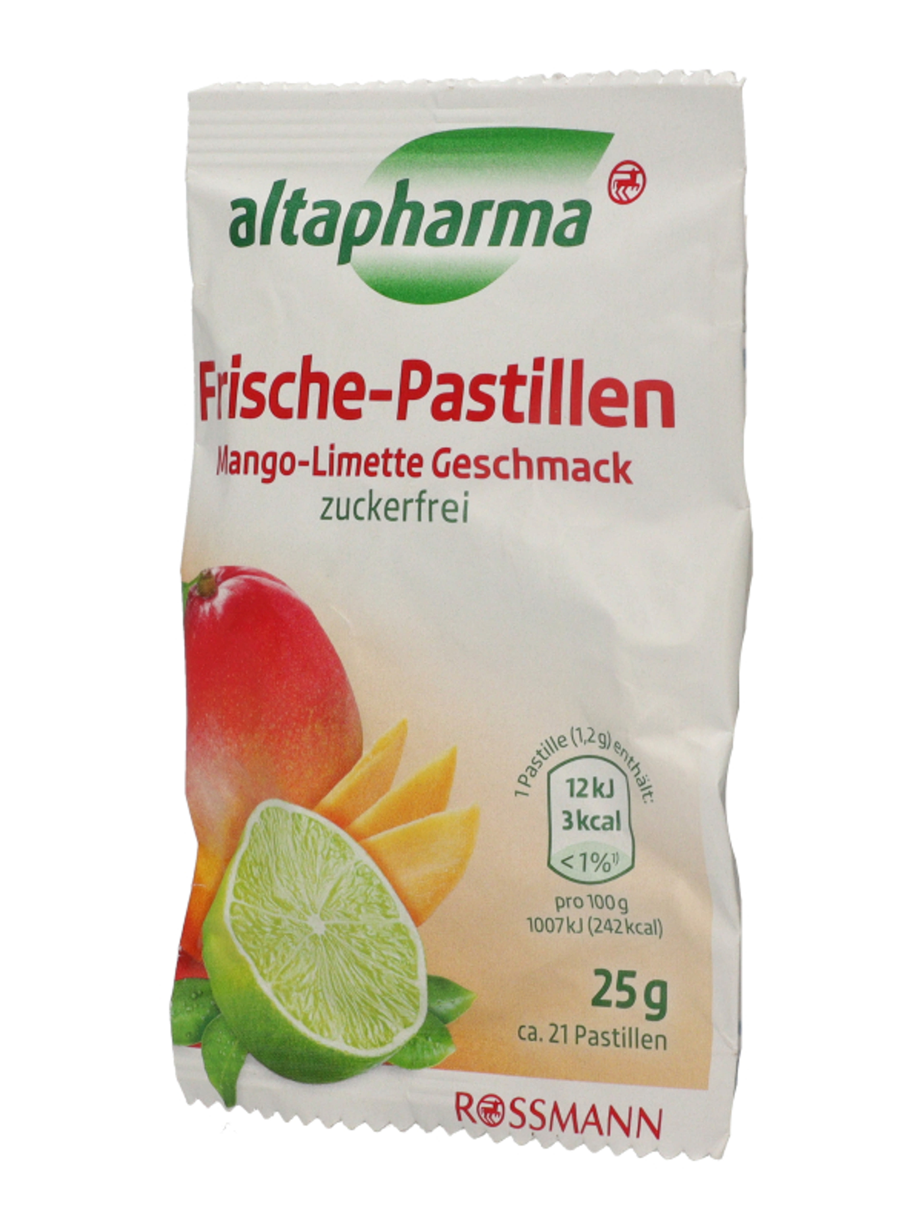 Altapharma frissítő cukorka bogyós gyümölcs/mangó/lime - 25 g-3