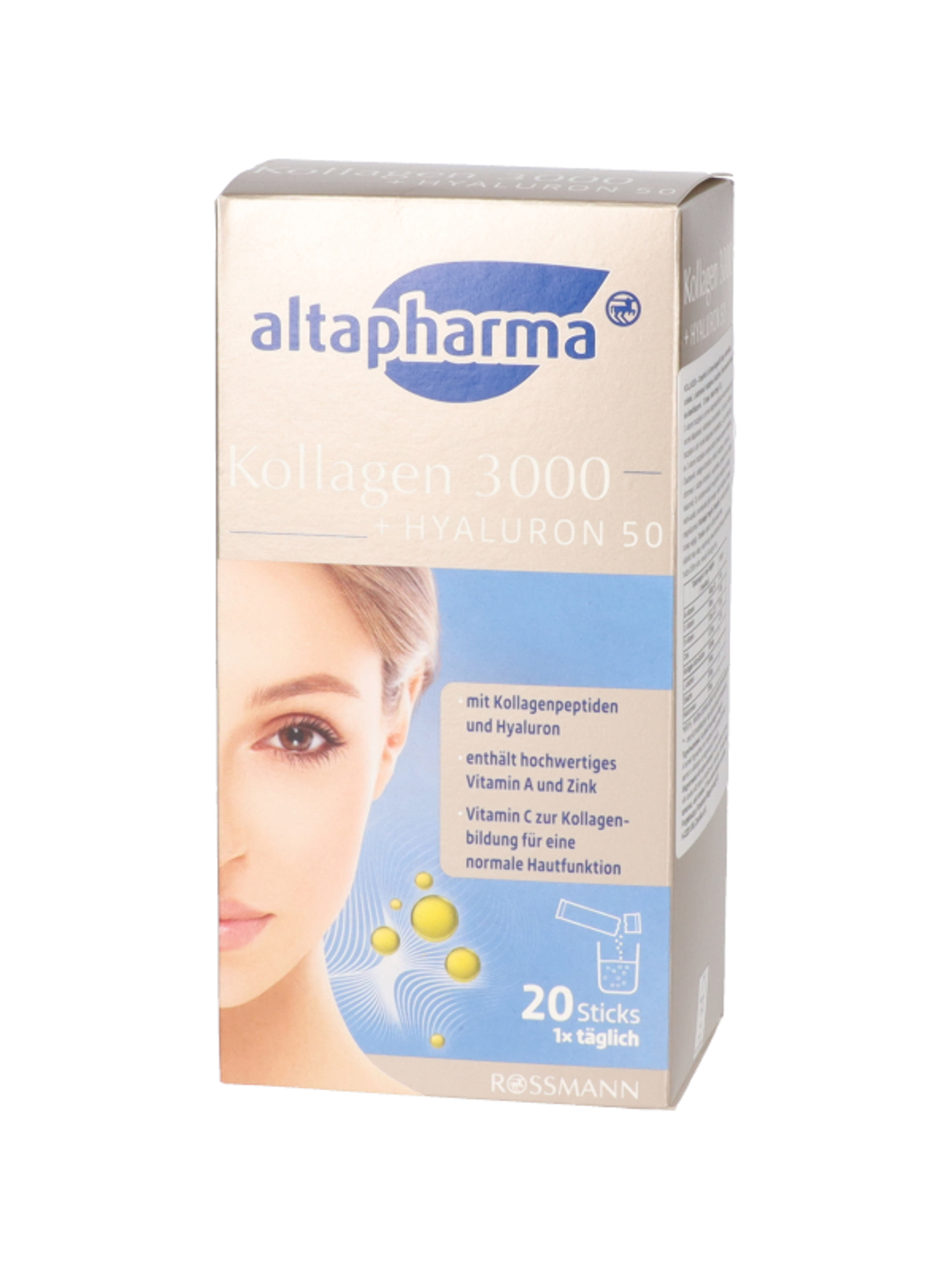 Altapharma Kollagen 3000 + Hyaluron 50 étrend-kiegészítő italpor - 20 db-2