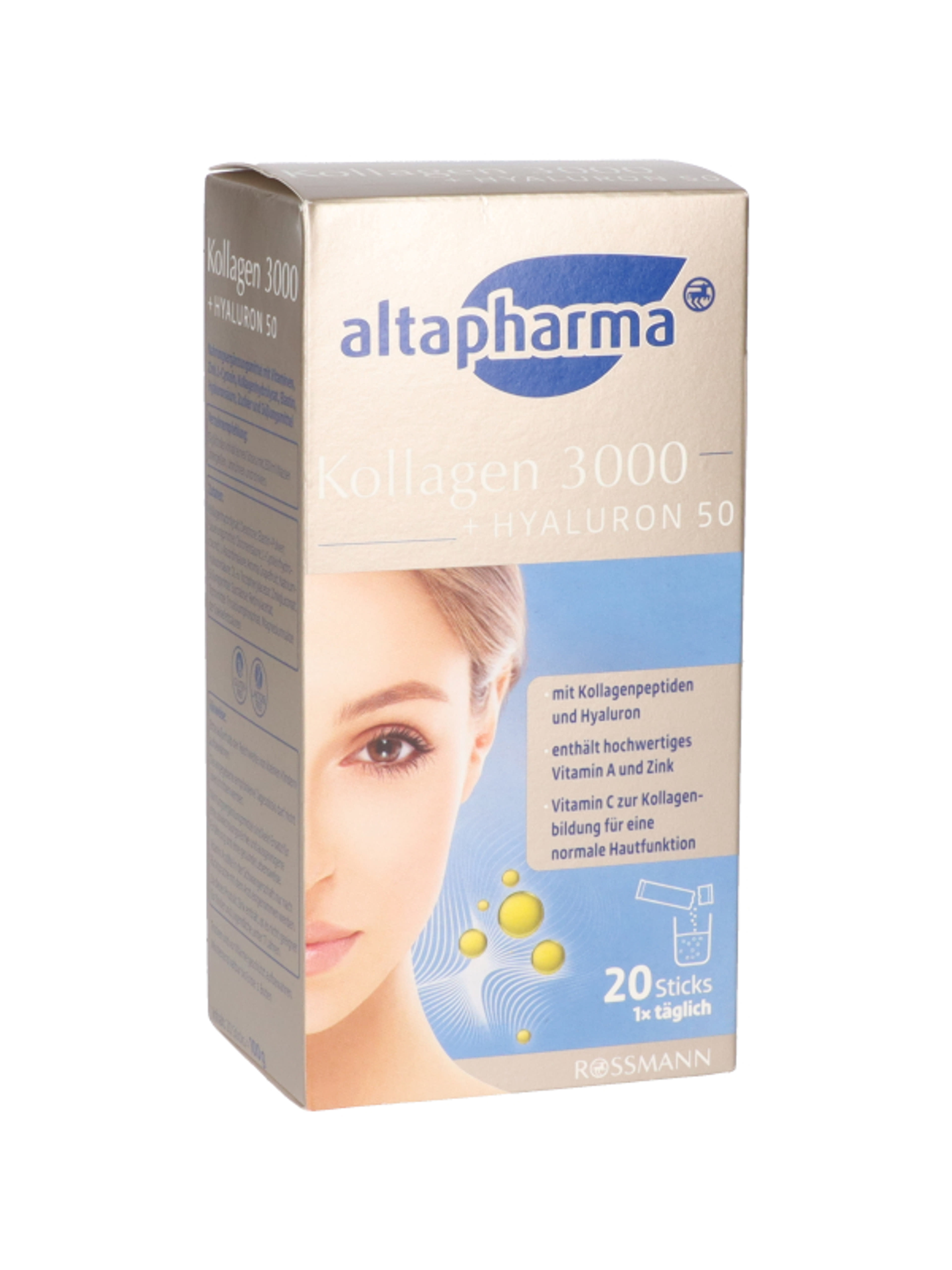 Altapharma Kollagen 3000 + Hyaluron 50 étrend-kiegészítő italpor - 20 db-4