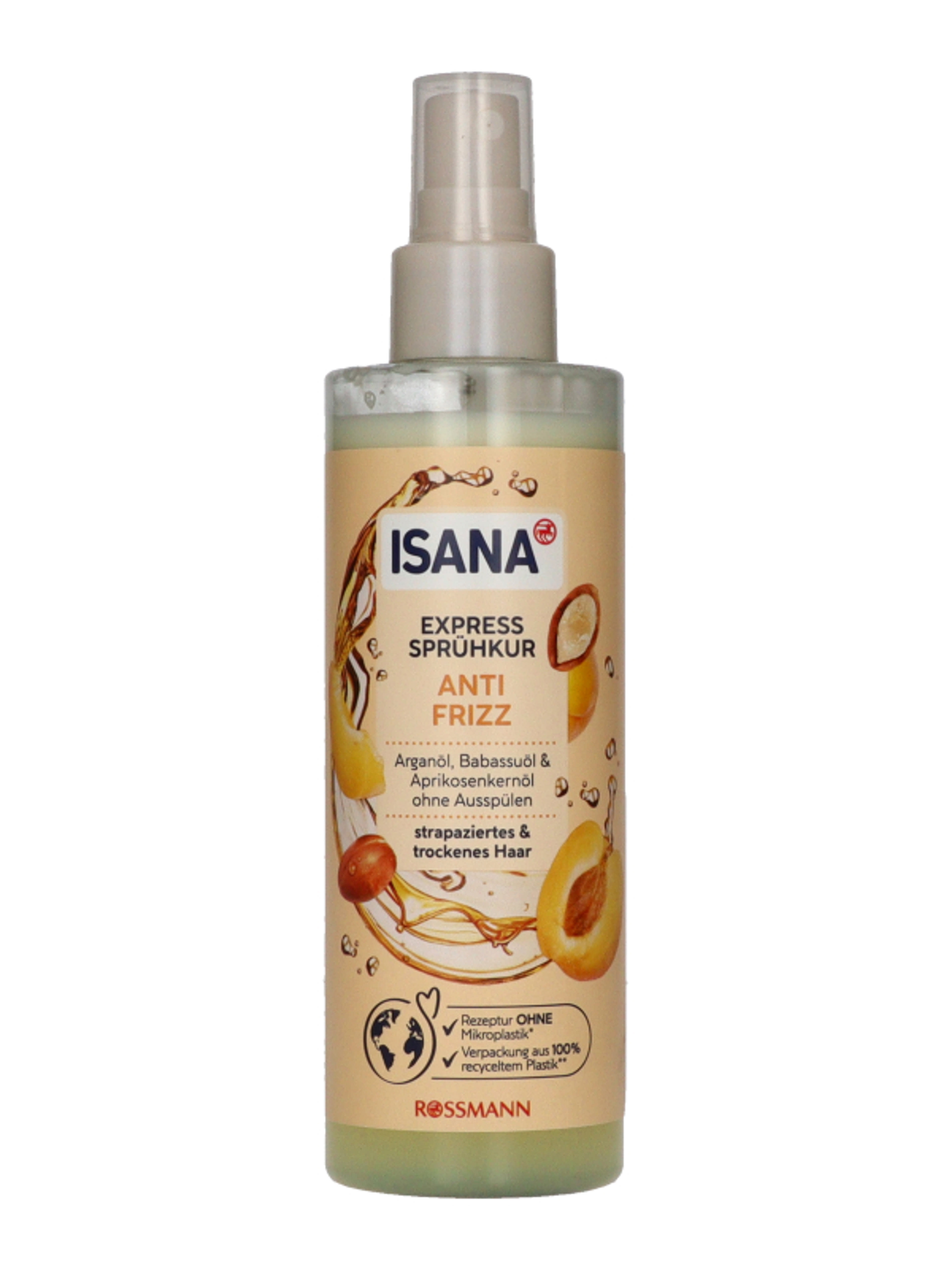 Isana Hair Express Anti Frizz hajápoló spray - 200 ml