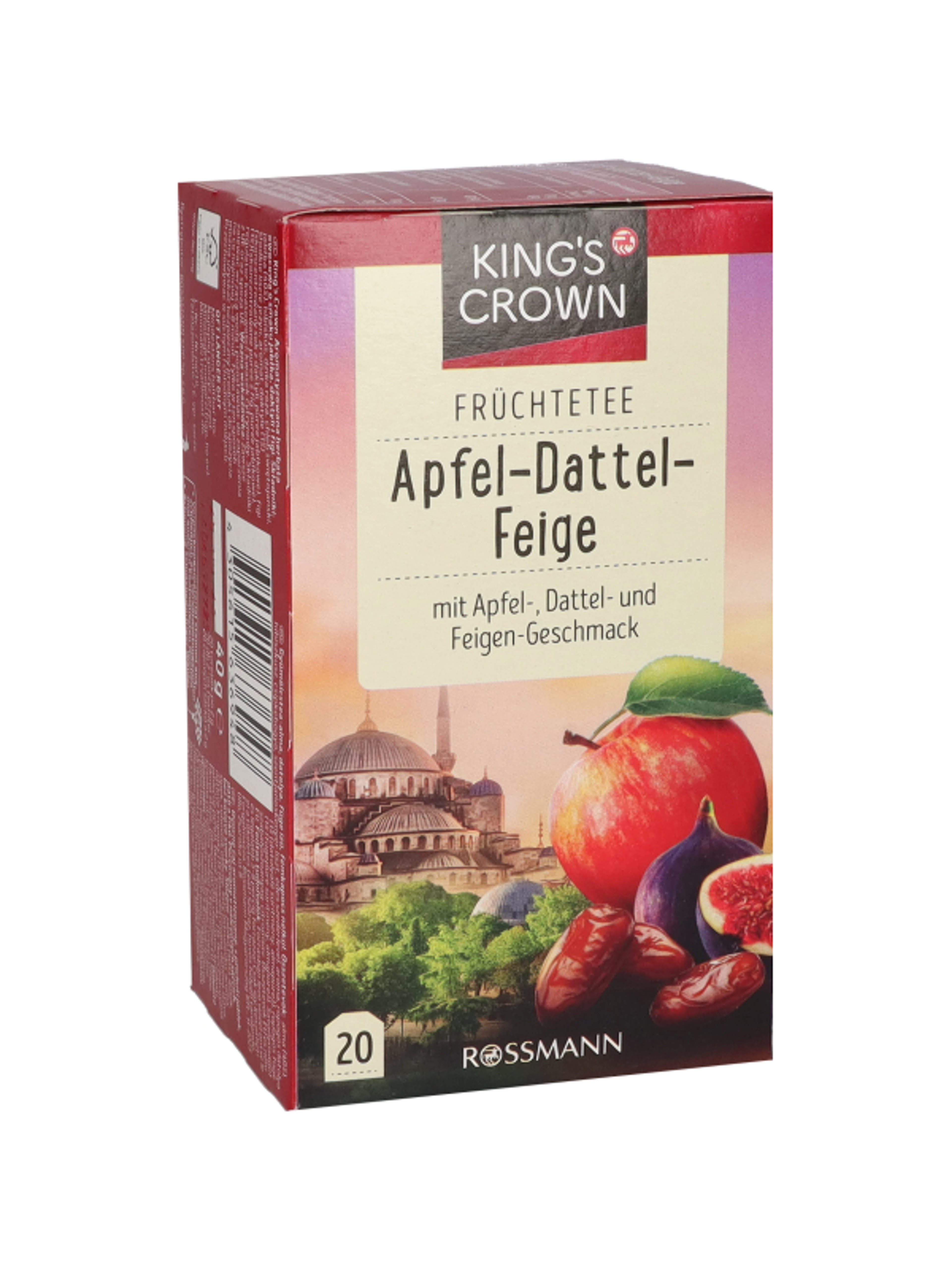 King's Crown Tea alma-datolya-füge ízű - 40 g-3