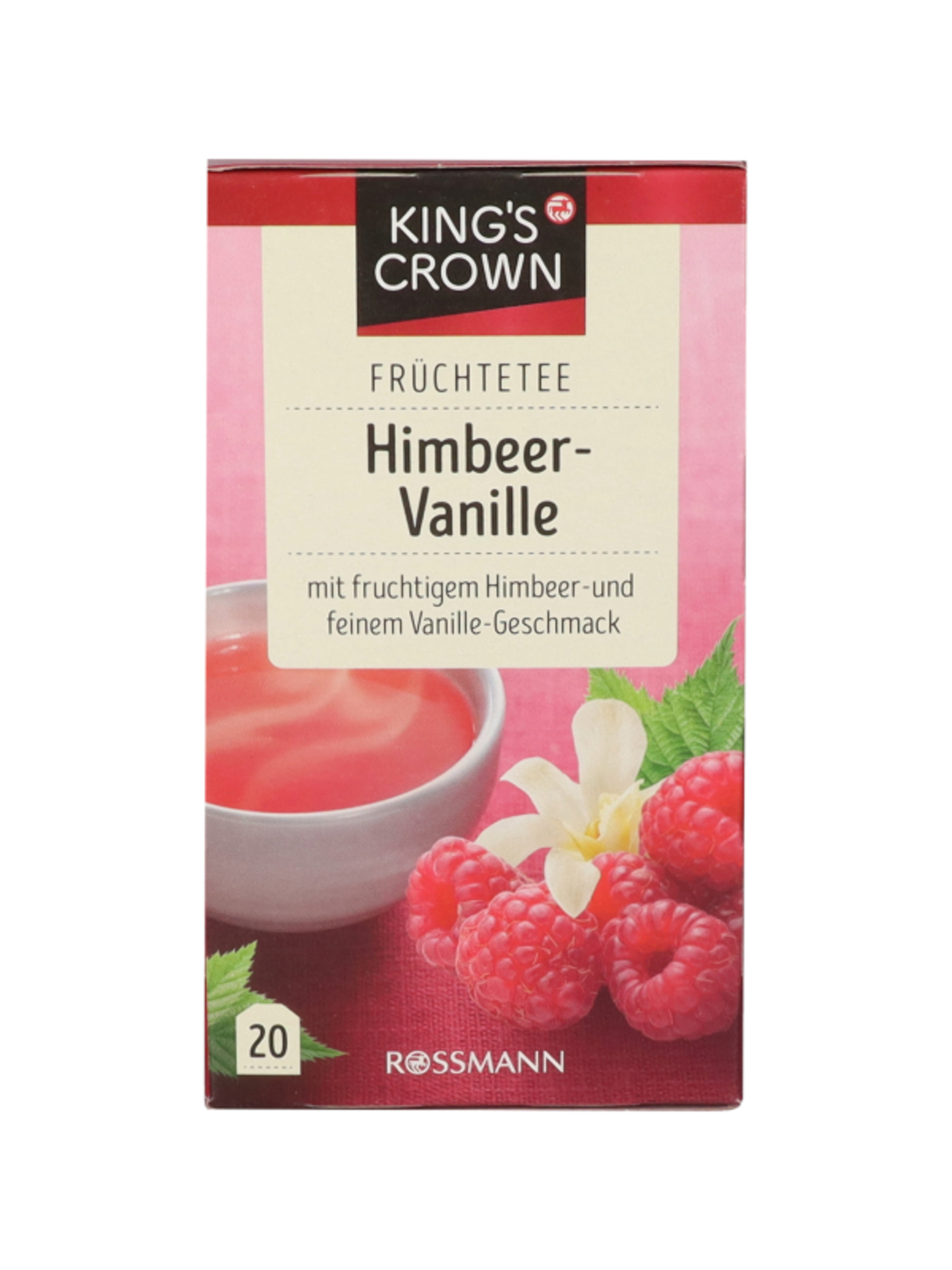 King's Crown Tea málna-vanila - 60 g-2