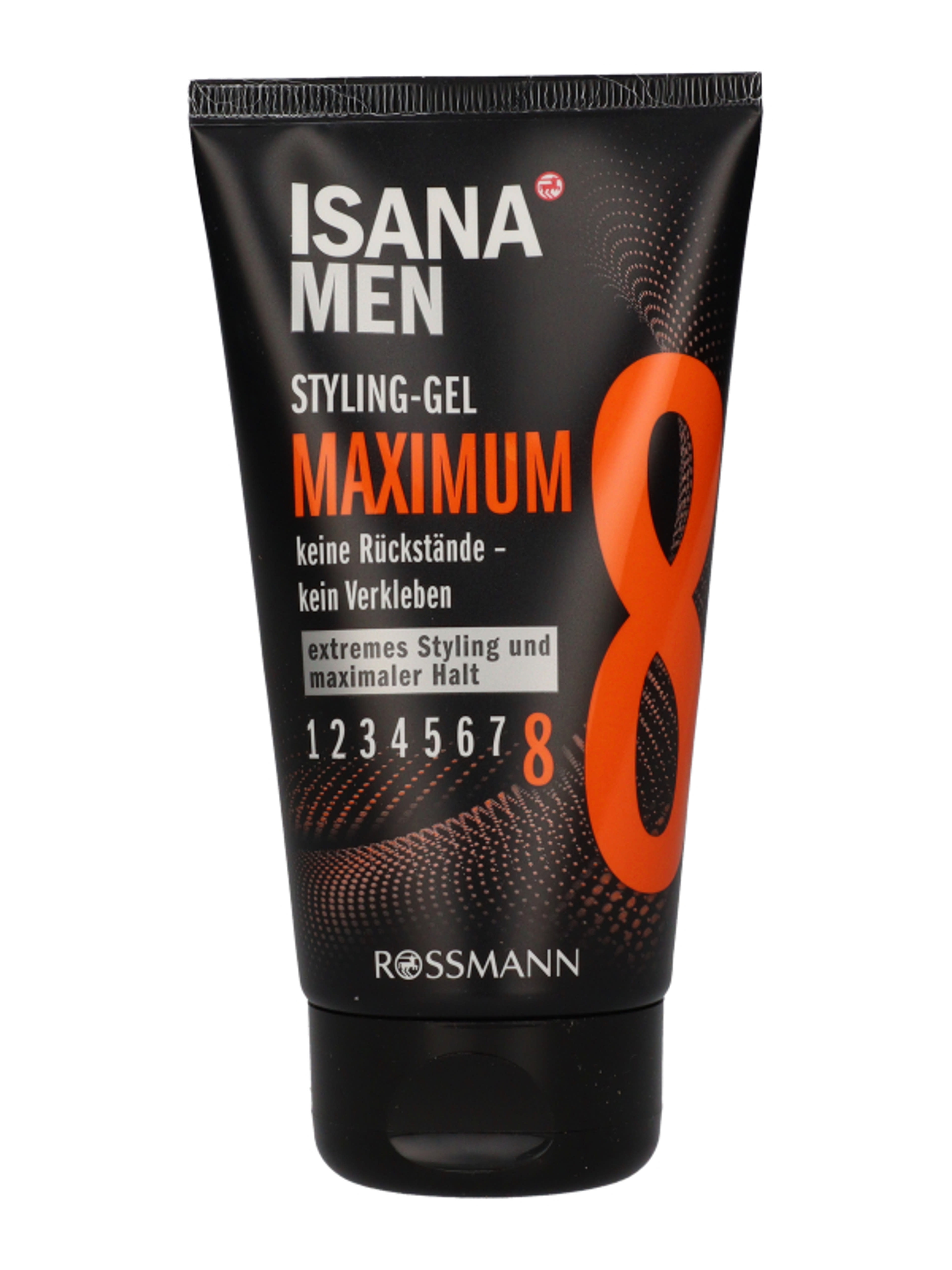 Isana Hair Men Extreme Styling Max Tartás hajformázó zselé - 150 ml-3