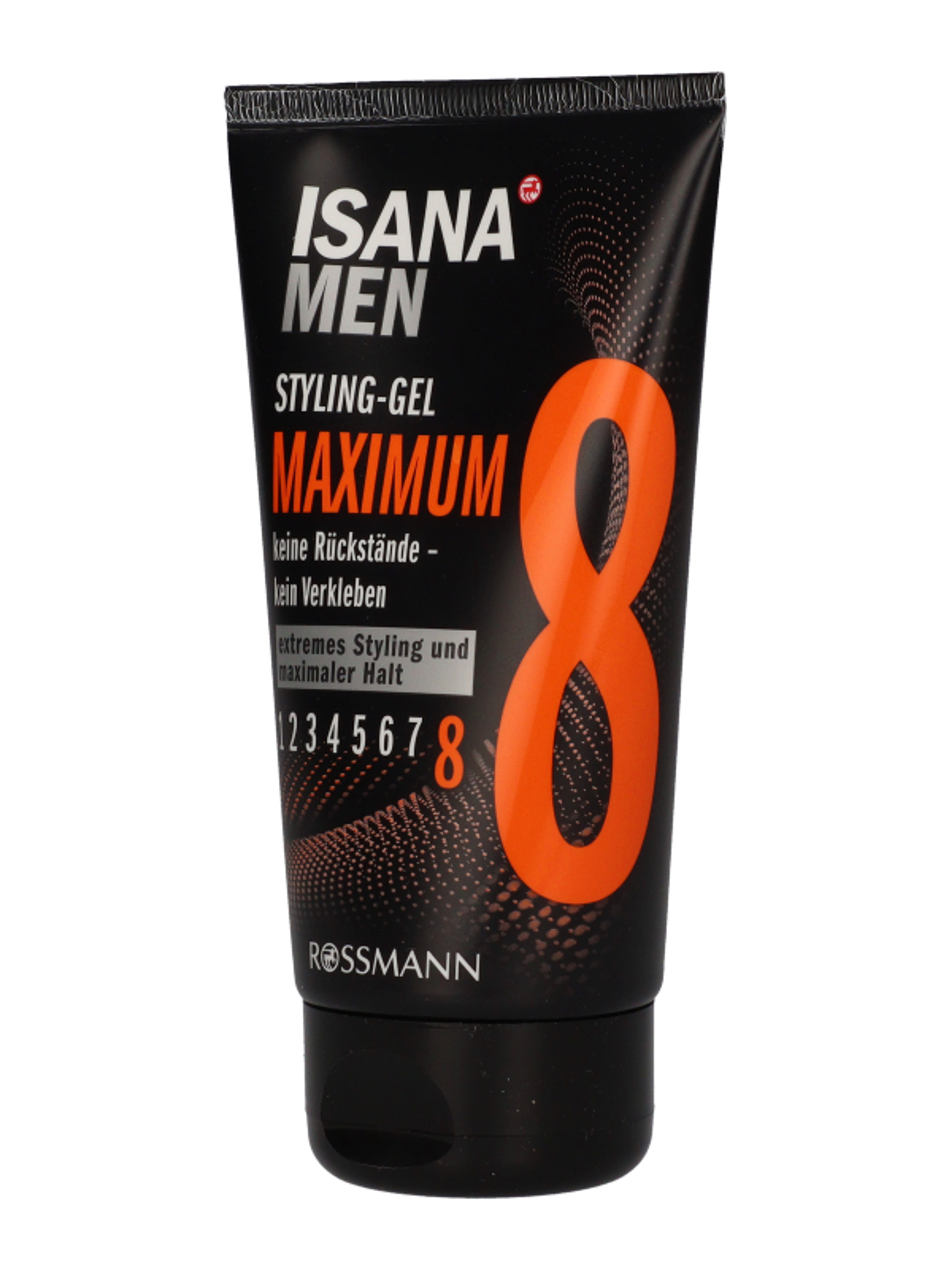 Isana Hair Men Extreme Styling Max Tartás hajformázó zselé - 150 ml-4