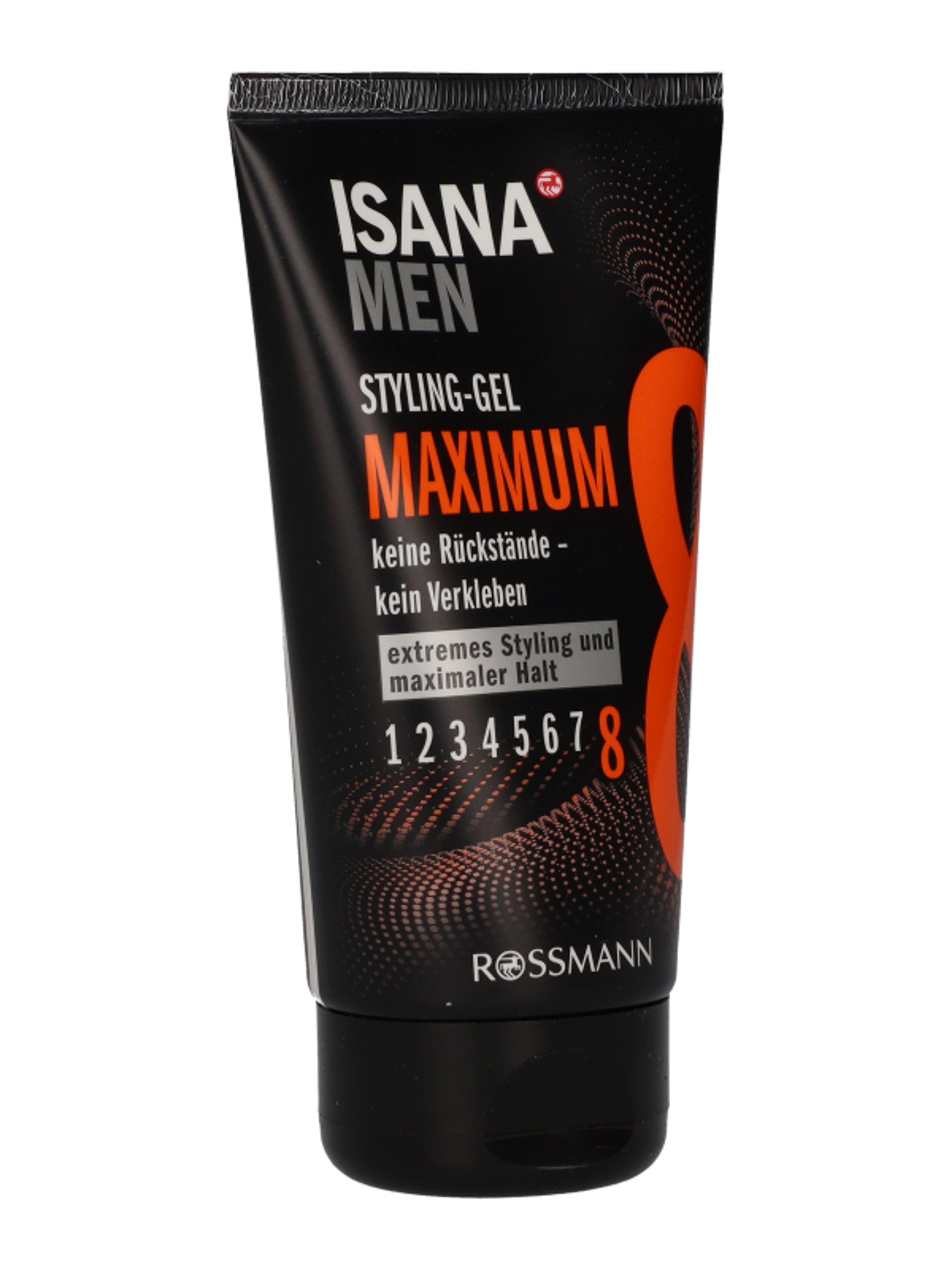 Isana Hair Men Extreme Styling Max Tartás hajformázó zselé - 150 ml-6