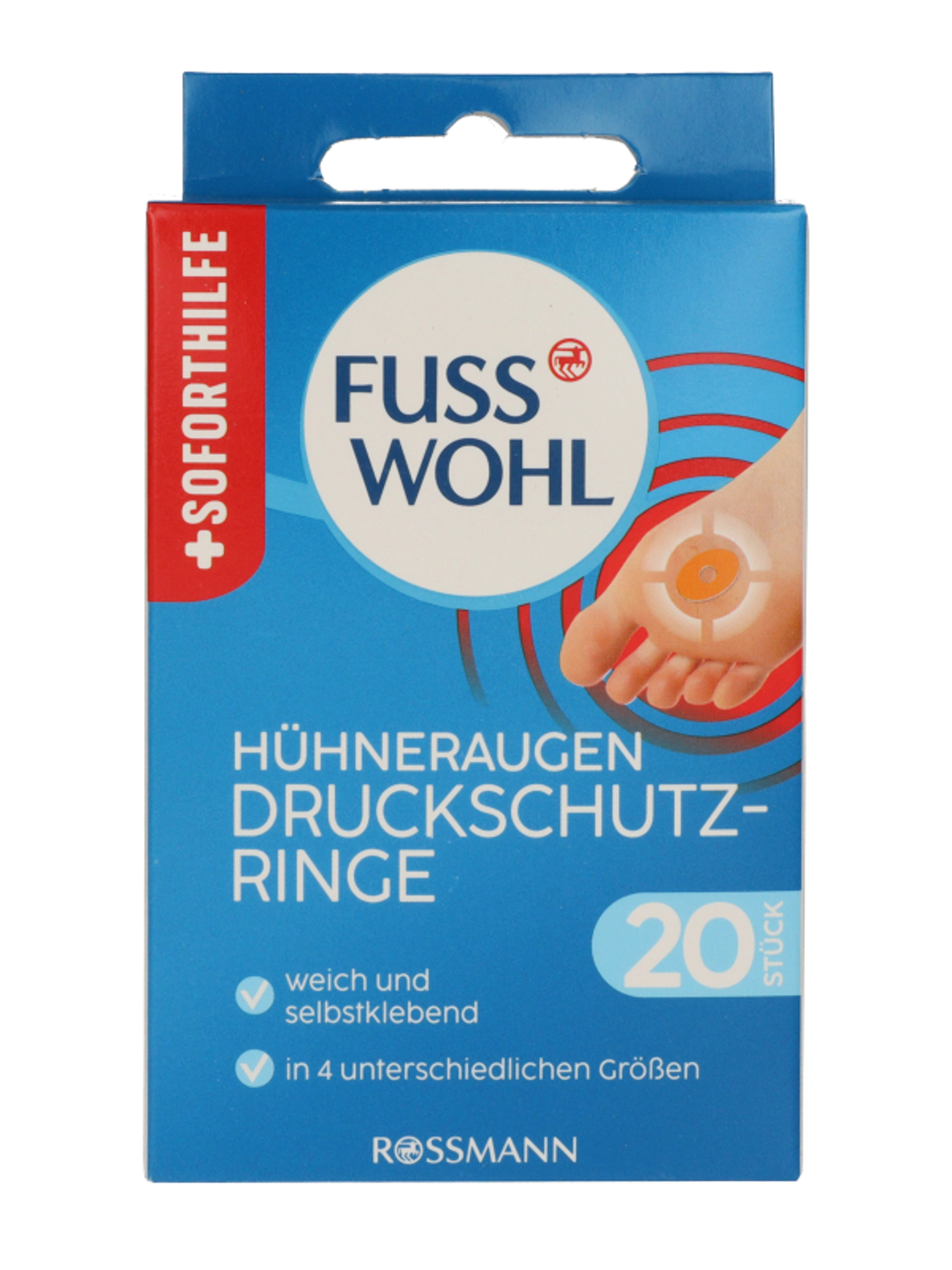 Fuss Wohl tyúkszemvédő gyűrű - 20 db-3