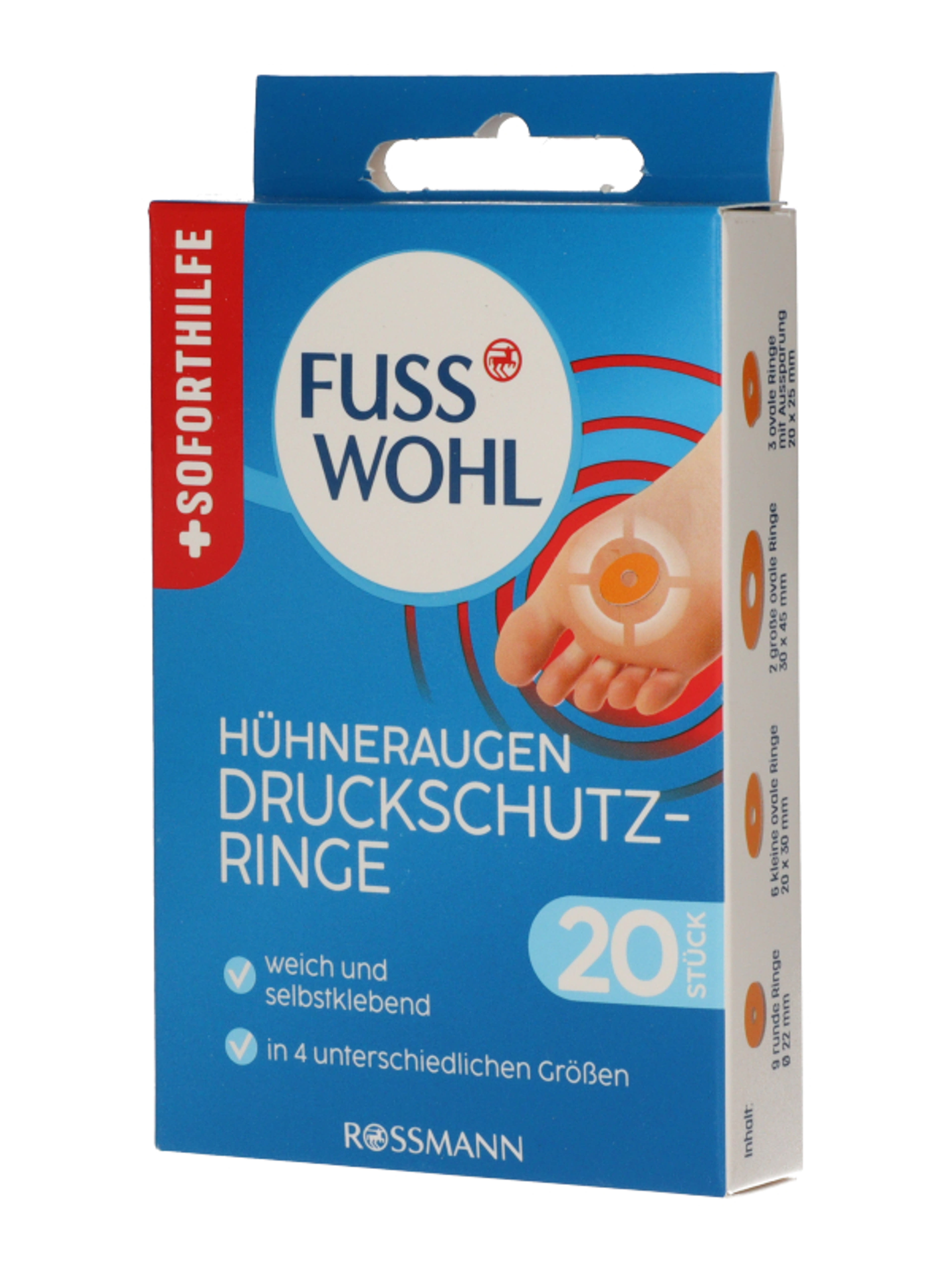Fuss Wohl tyúkszemvédő gyűrű - 20 db-4