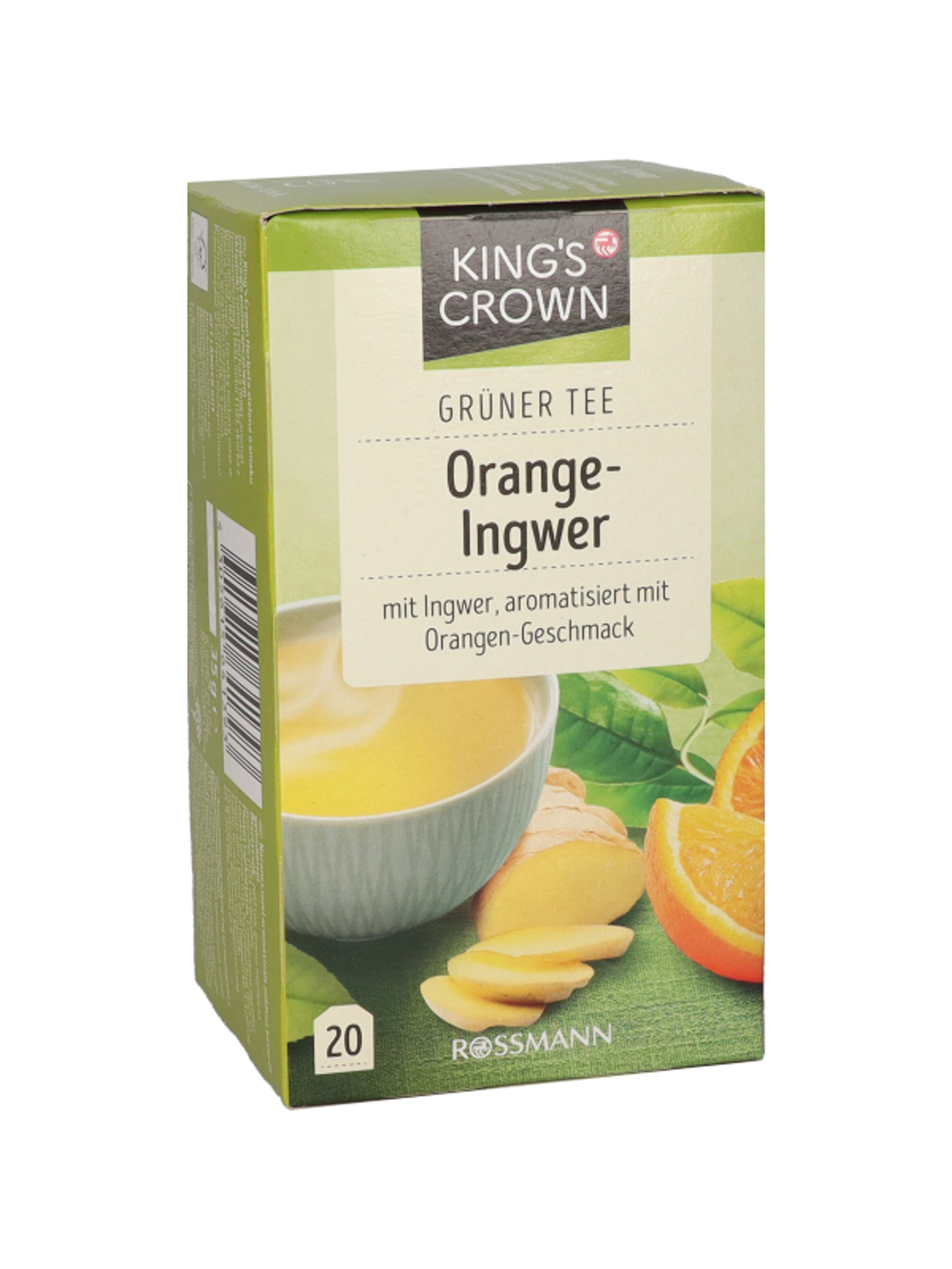 King's Crown Tea zöld tea , naracs-gyömbér - 35 g-3