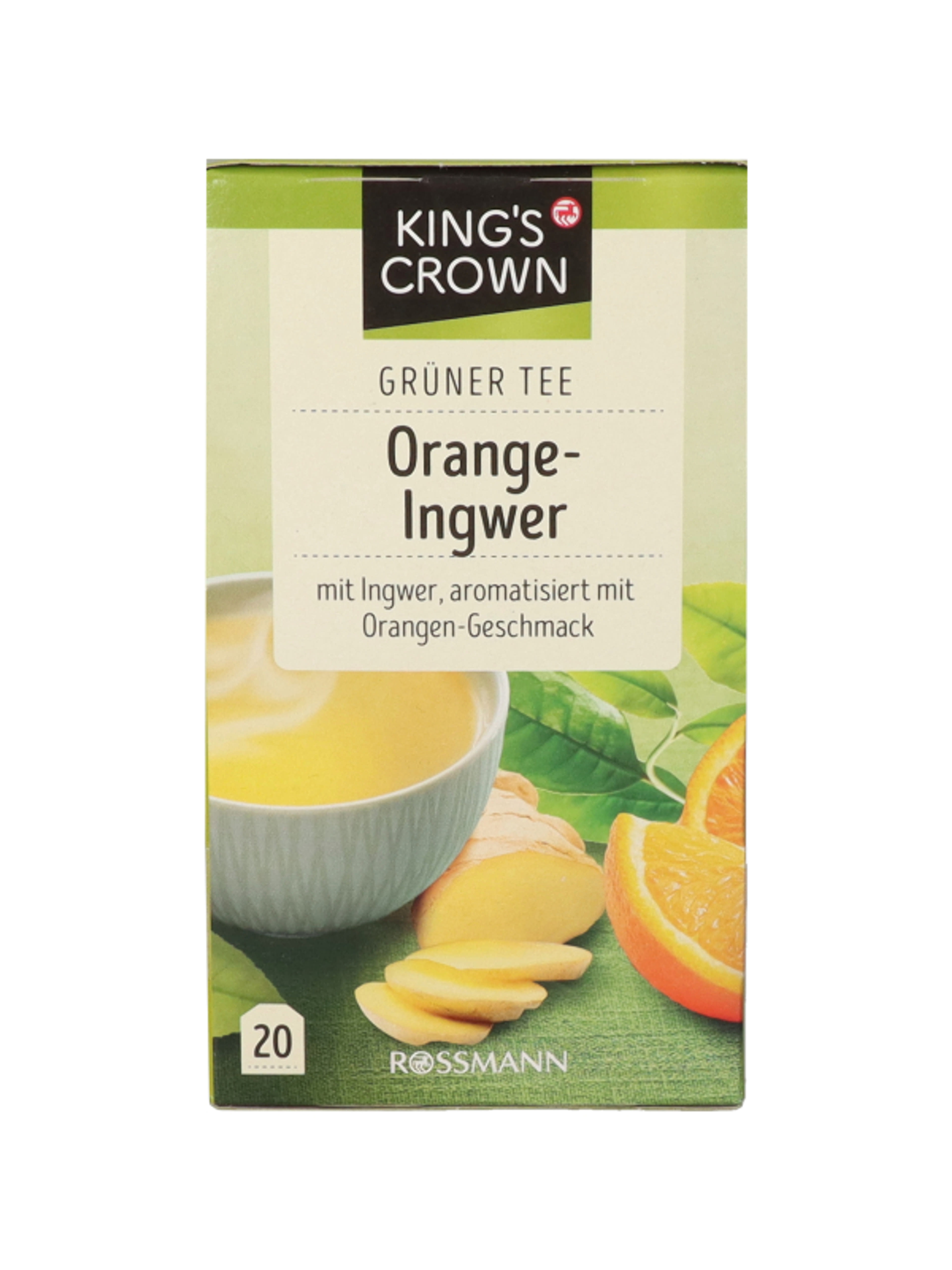 King's Crown Tea zöld tea , naracs-gyömbér - 35 g-2