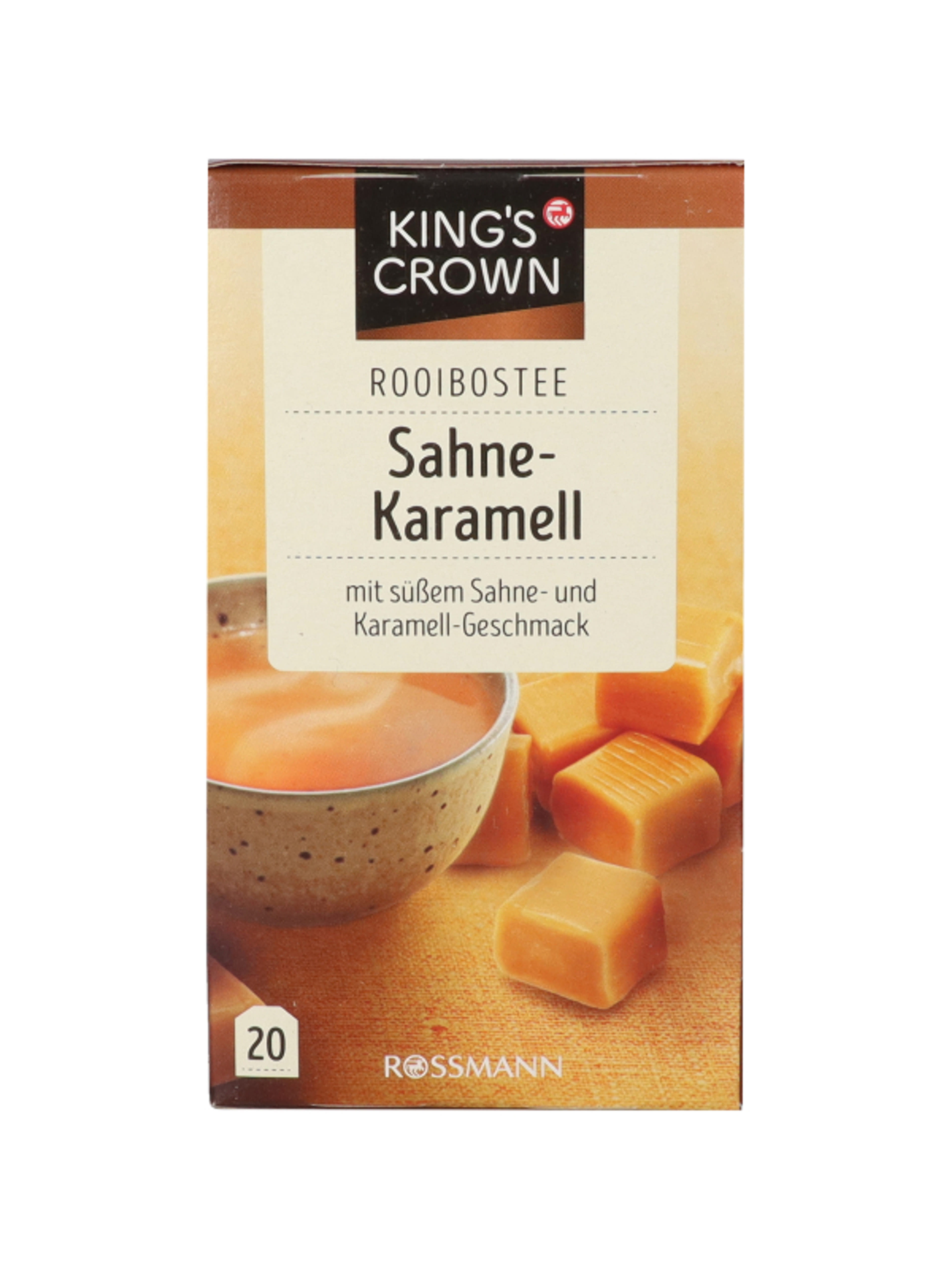 King's Crown Tea Rooibos tejszín-karamell - 40 g-2