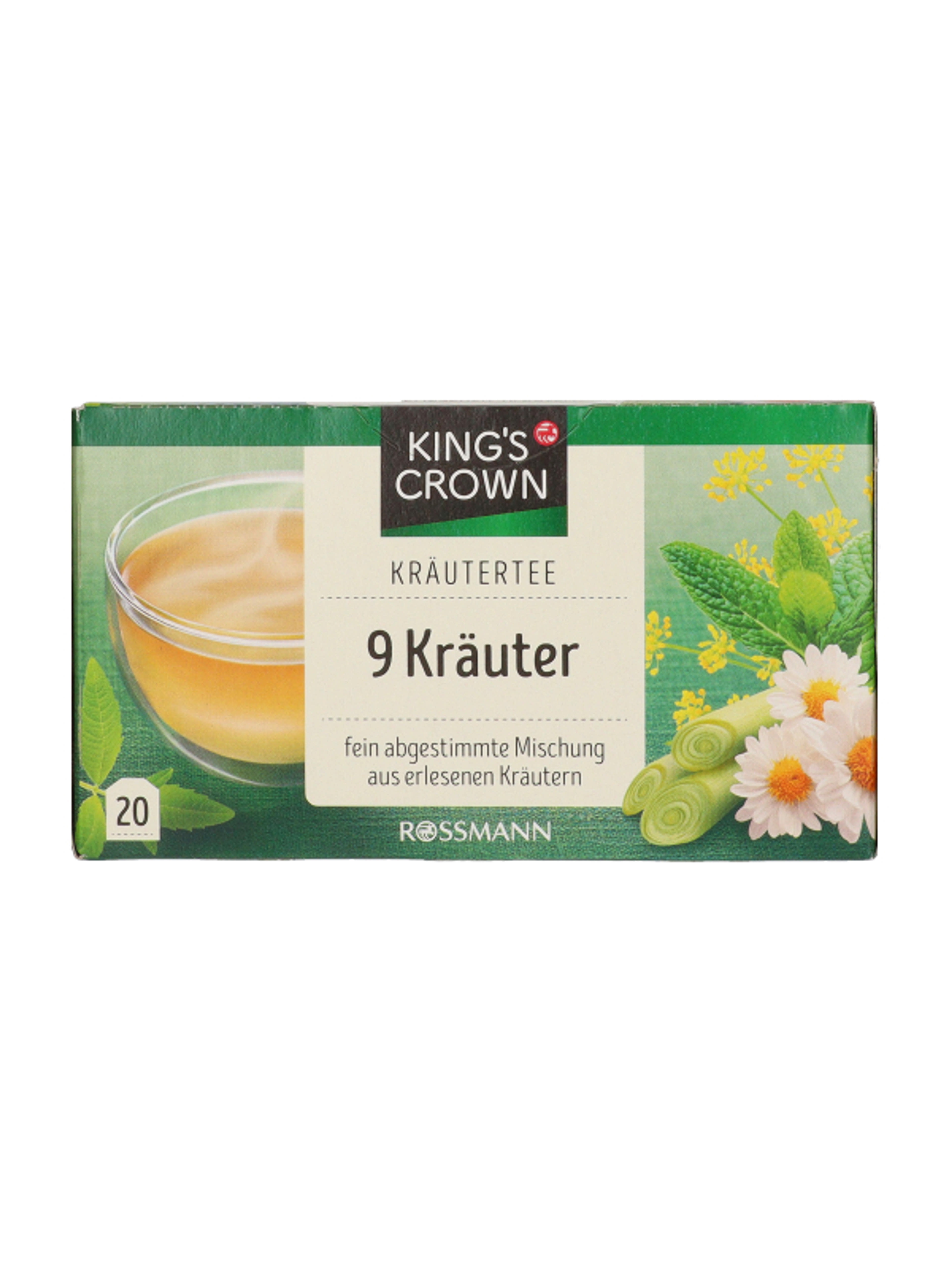 King's Crown tea 9 féle gyógynövénnyel - 35 g-2