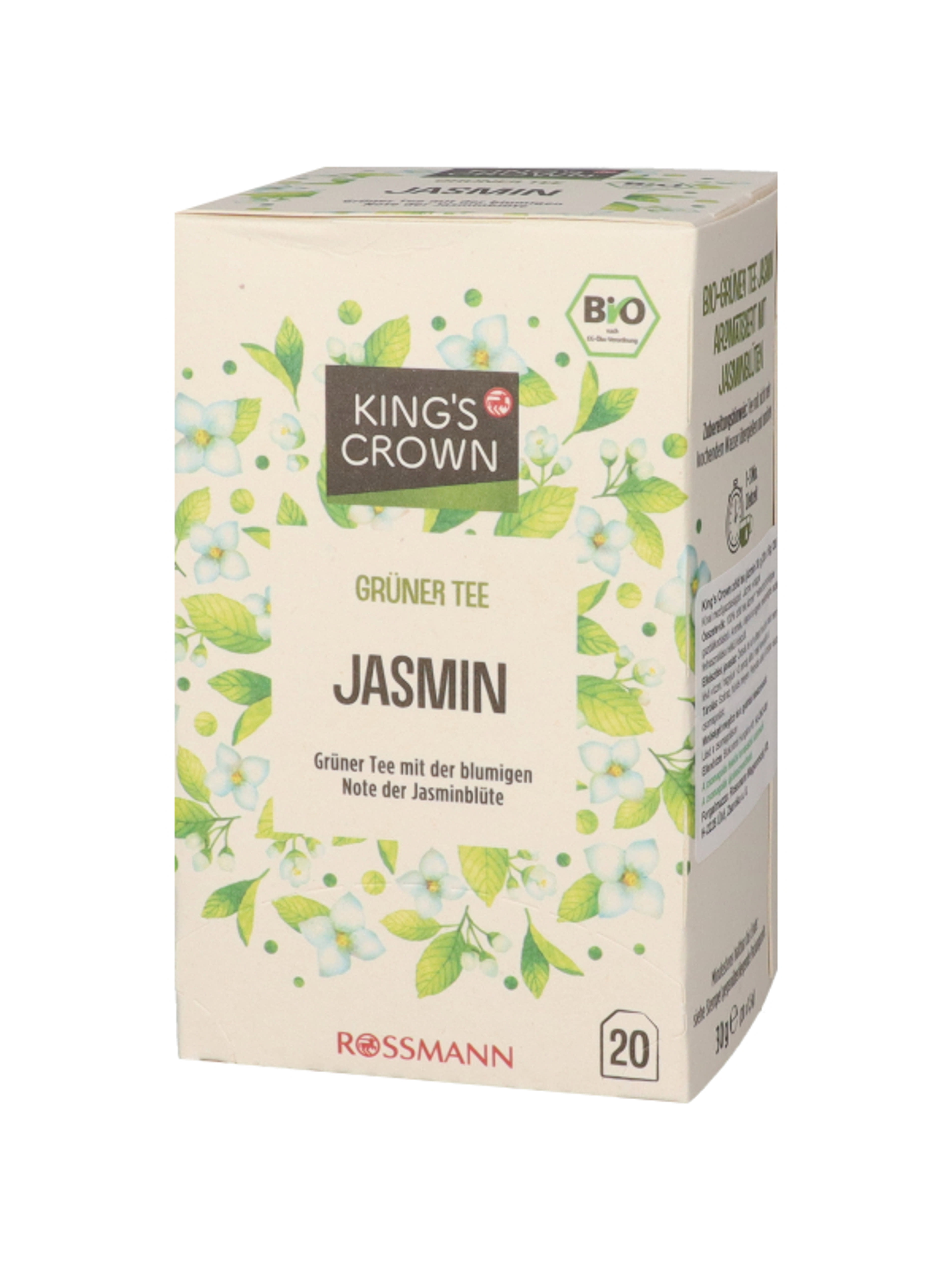 King's Crown Tea Bio zöld tea-jázmin - 30 g-7