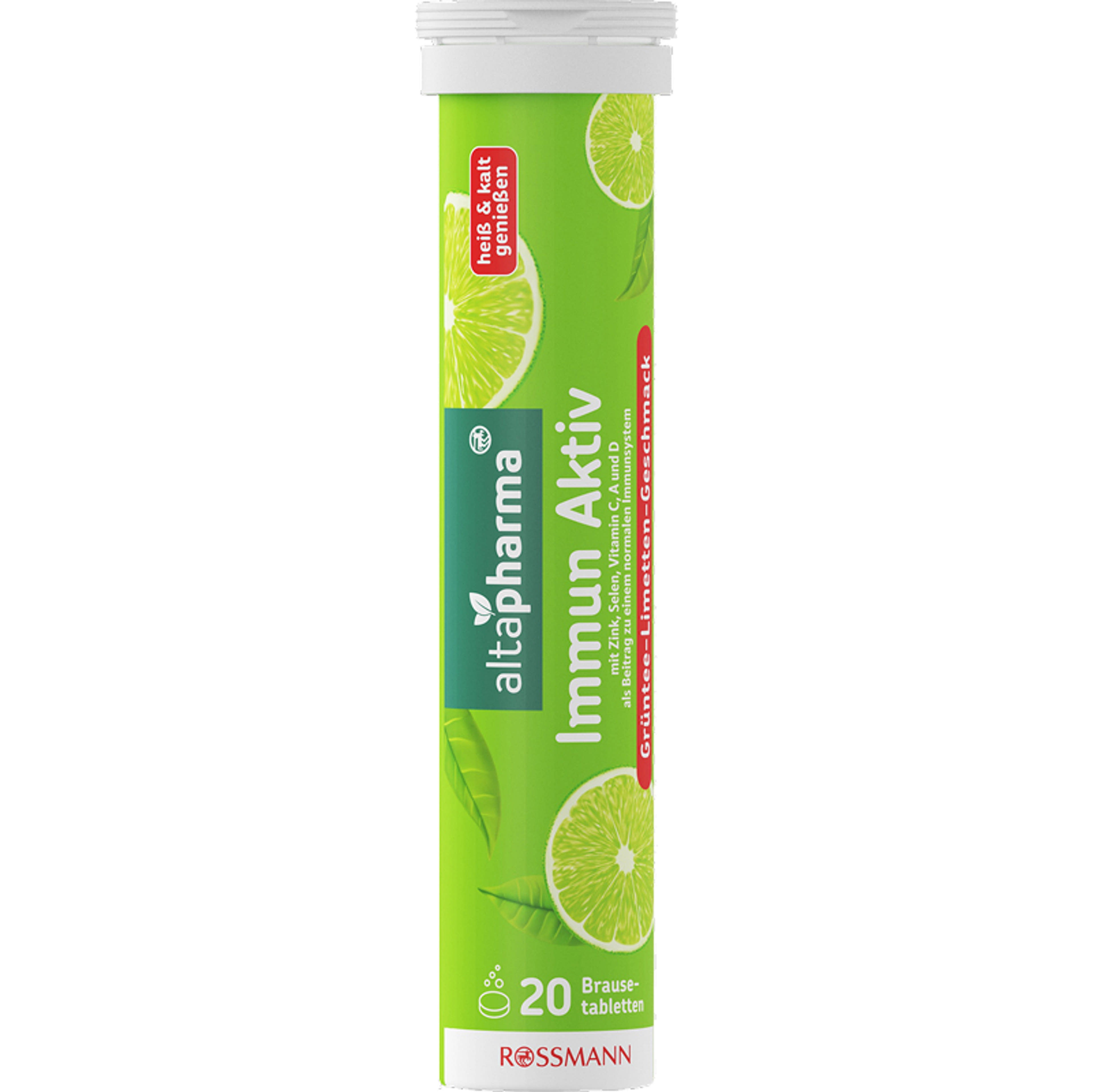 Altapharma Immun Aktiv pezsgőtabletta cinkkel, szelénnel, C-, A- és D-vitaminnal - 90 g