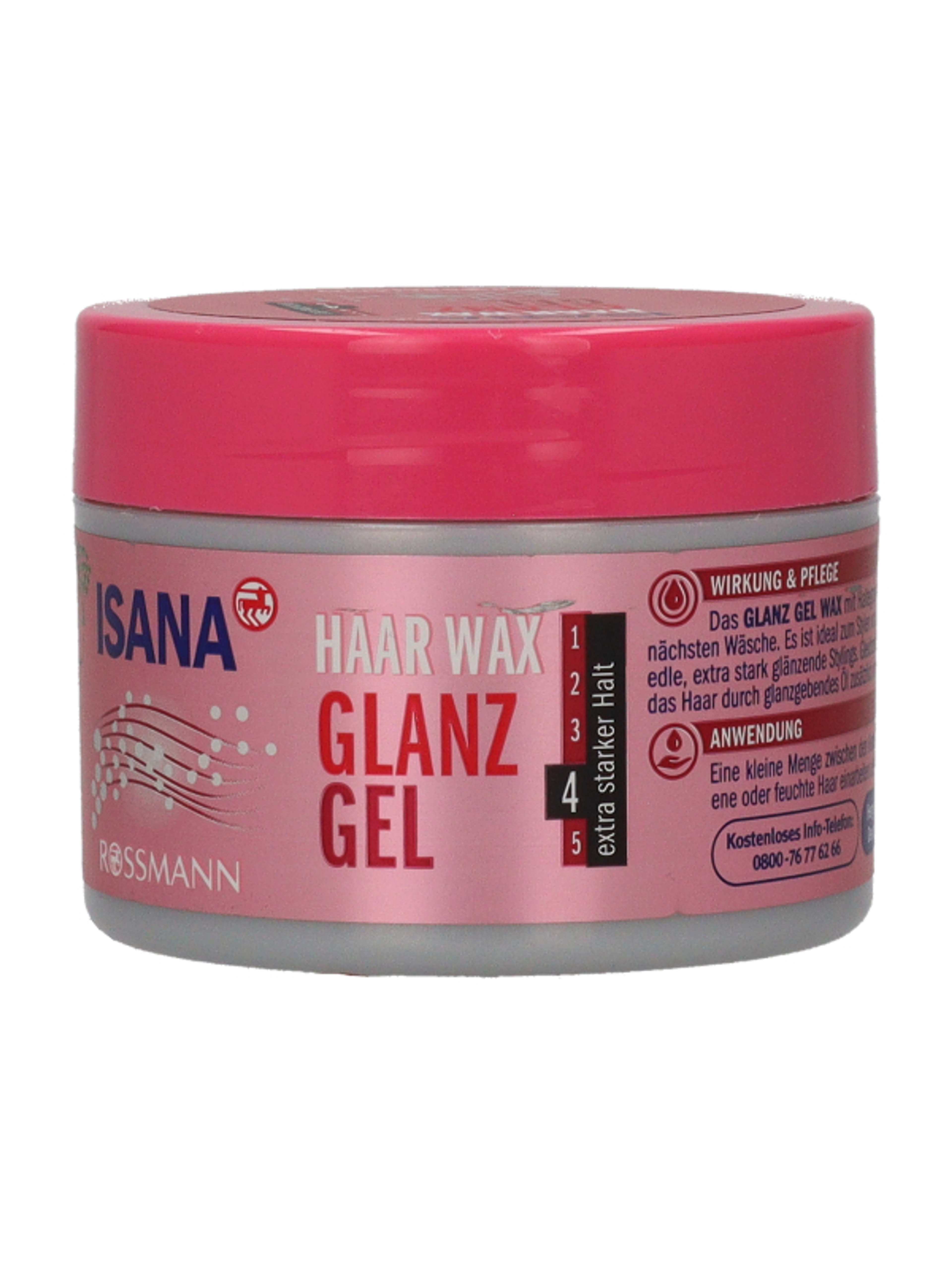 Isana Hair Glanz Gél Extra Erős wax - 75 ml-5