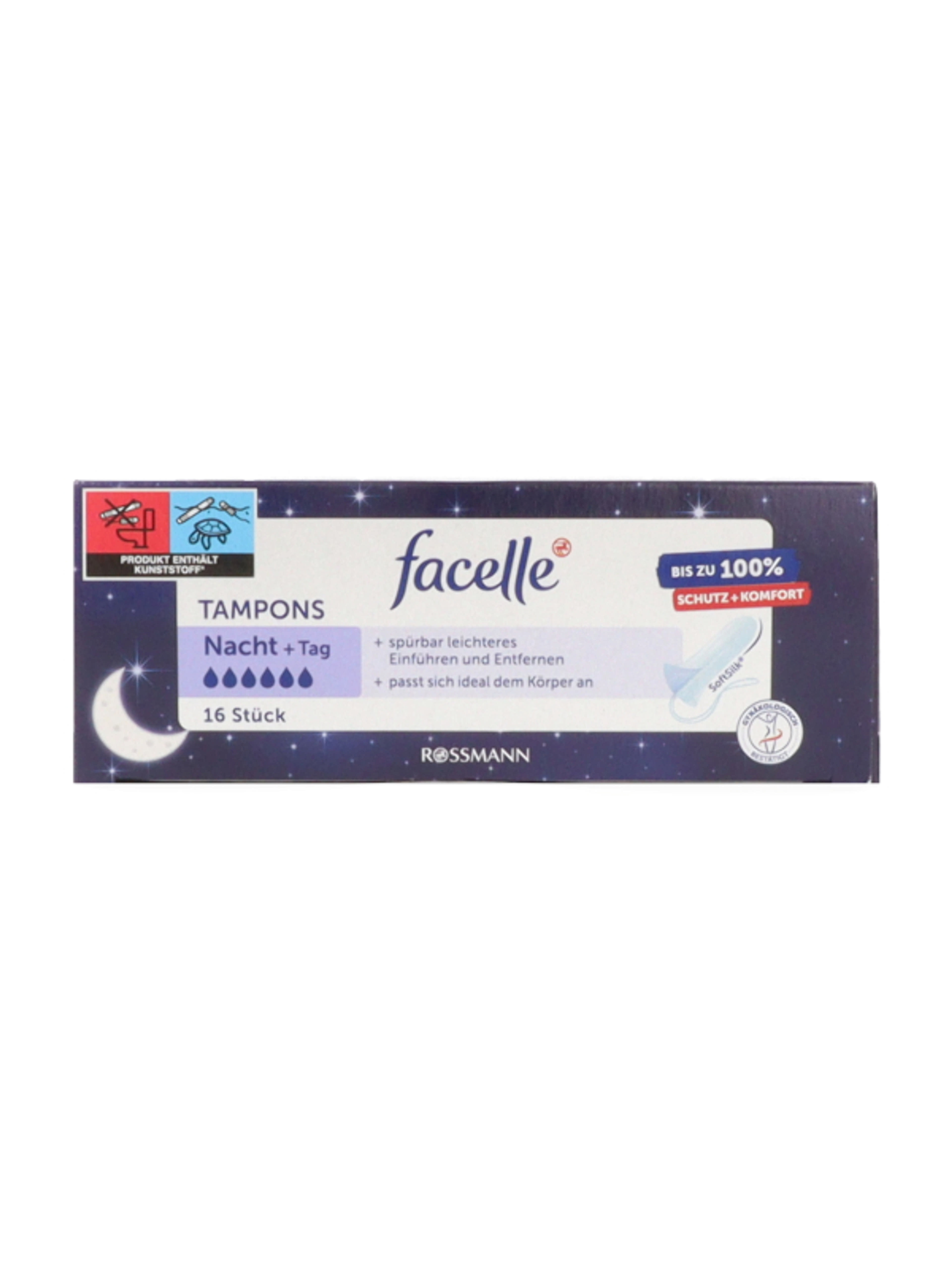 Facelle Night tampon - 16 db
