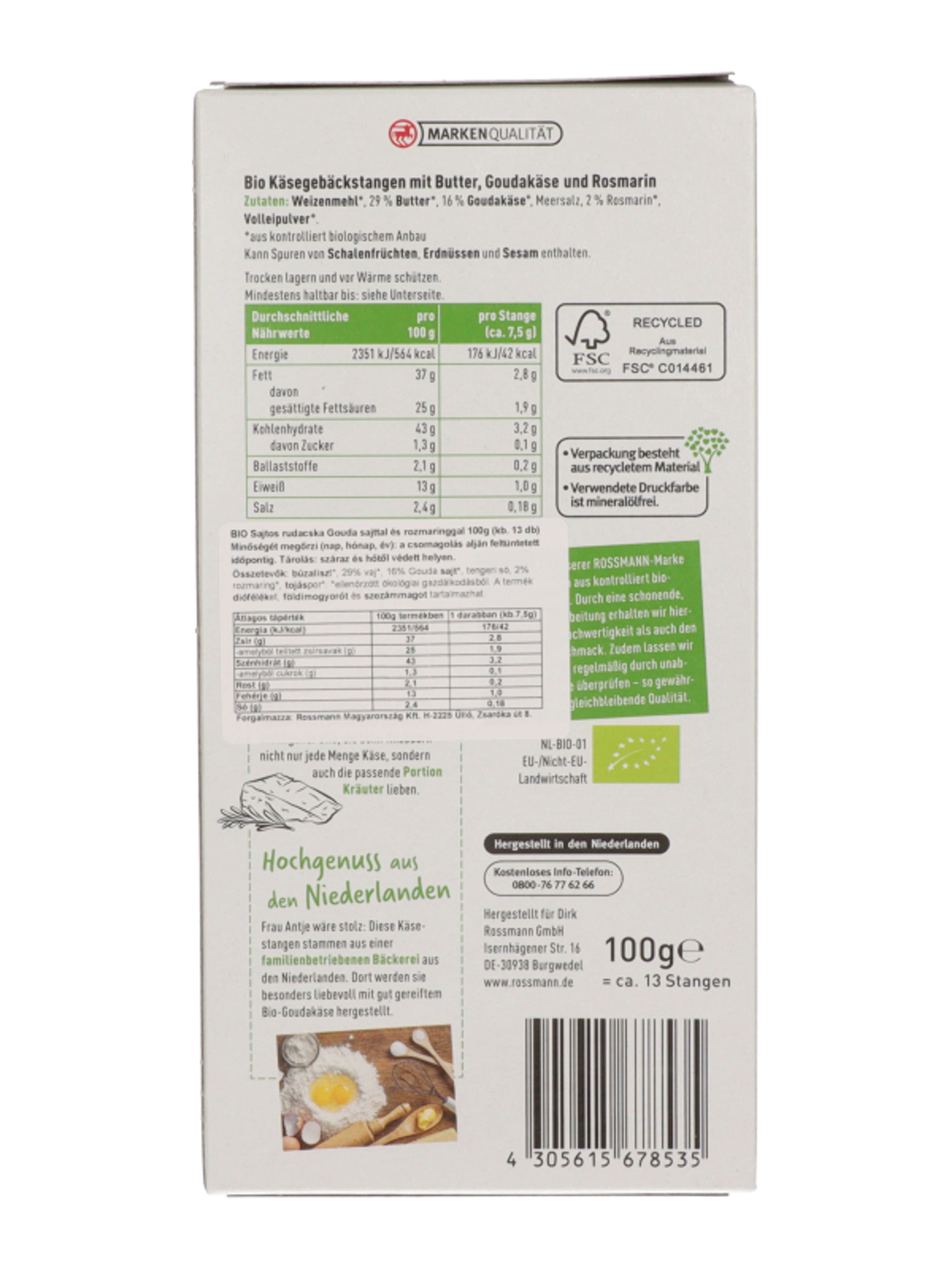 enerBio Sajtos rúd Gouda - Rozmaring - 100 g-5