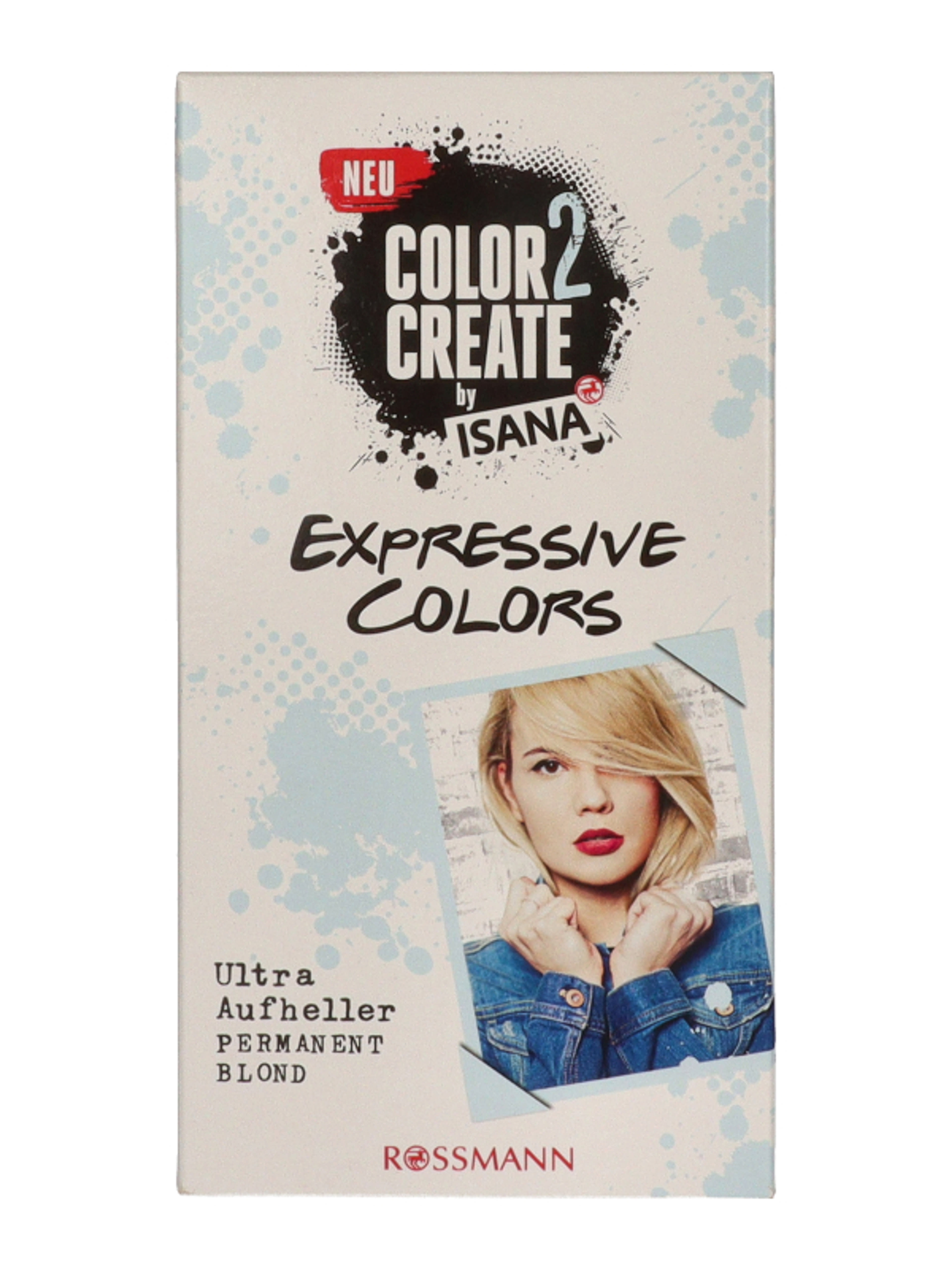 Isana Expressive Colors  világosító hajfesték /Ultra Blond - 1 db