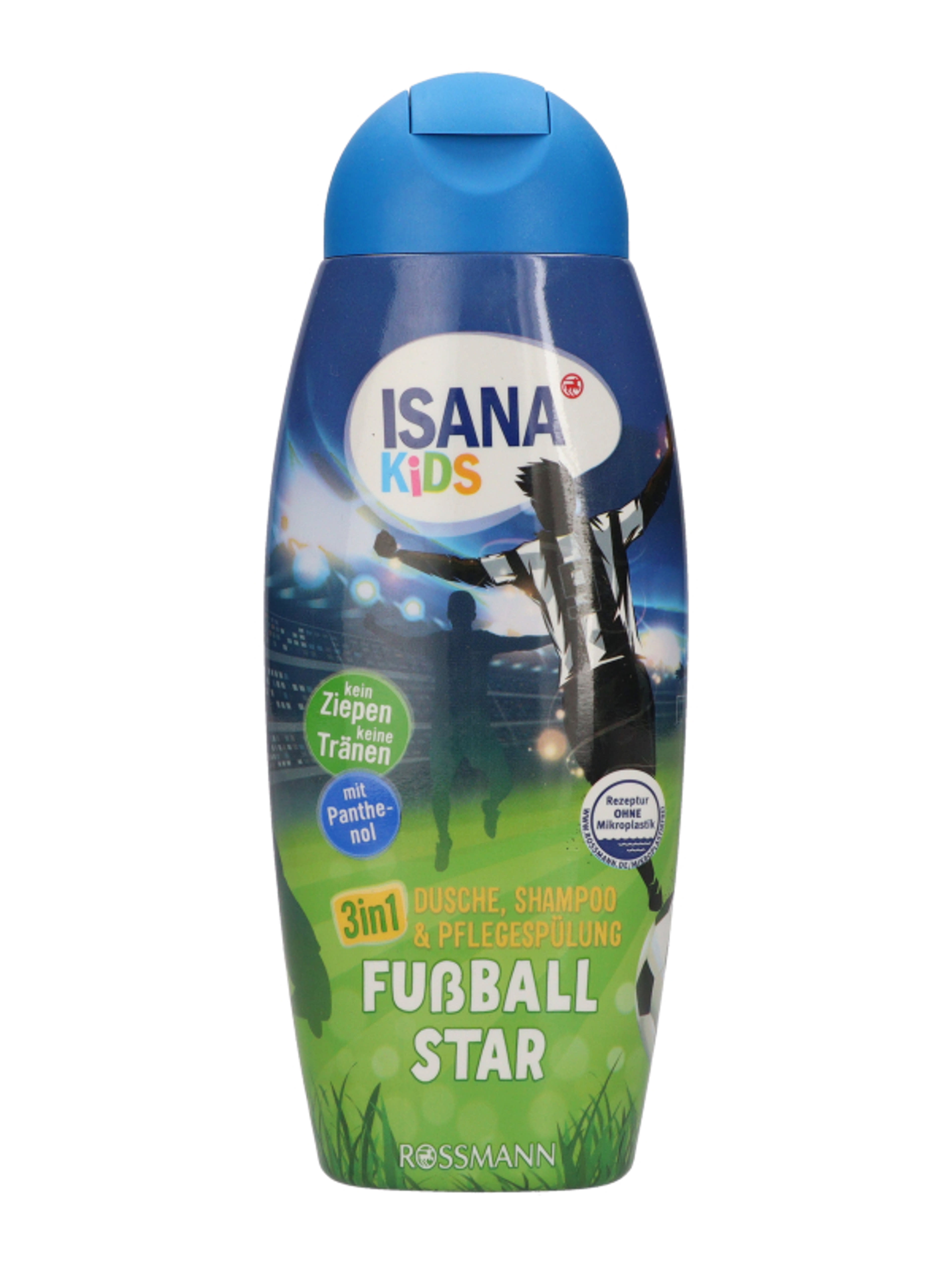 Isana Kids Fussball Star 3in1 tusfürdő, hajsampon&ápoló öblítő fiúknak - 300ml-2
