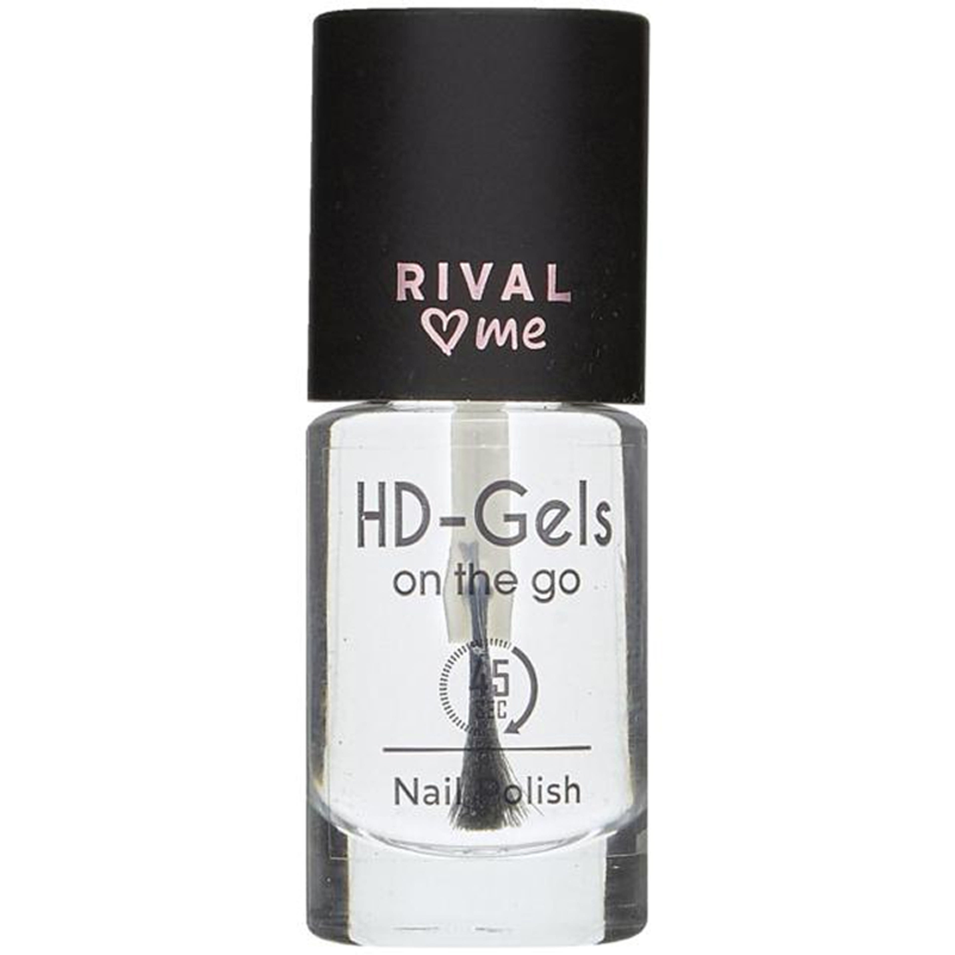 Rival Loves Me HD-Gels On The Go fedőlakk /01 - 1 db