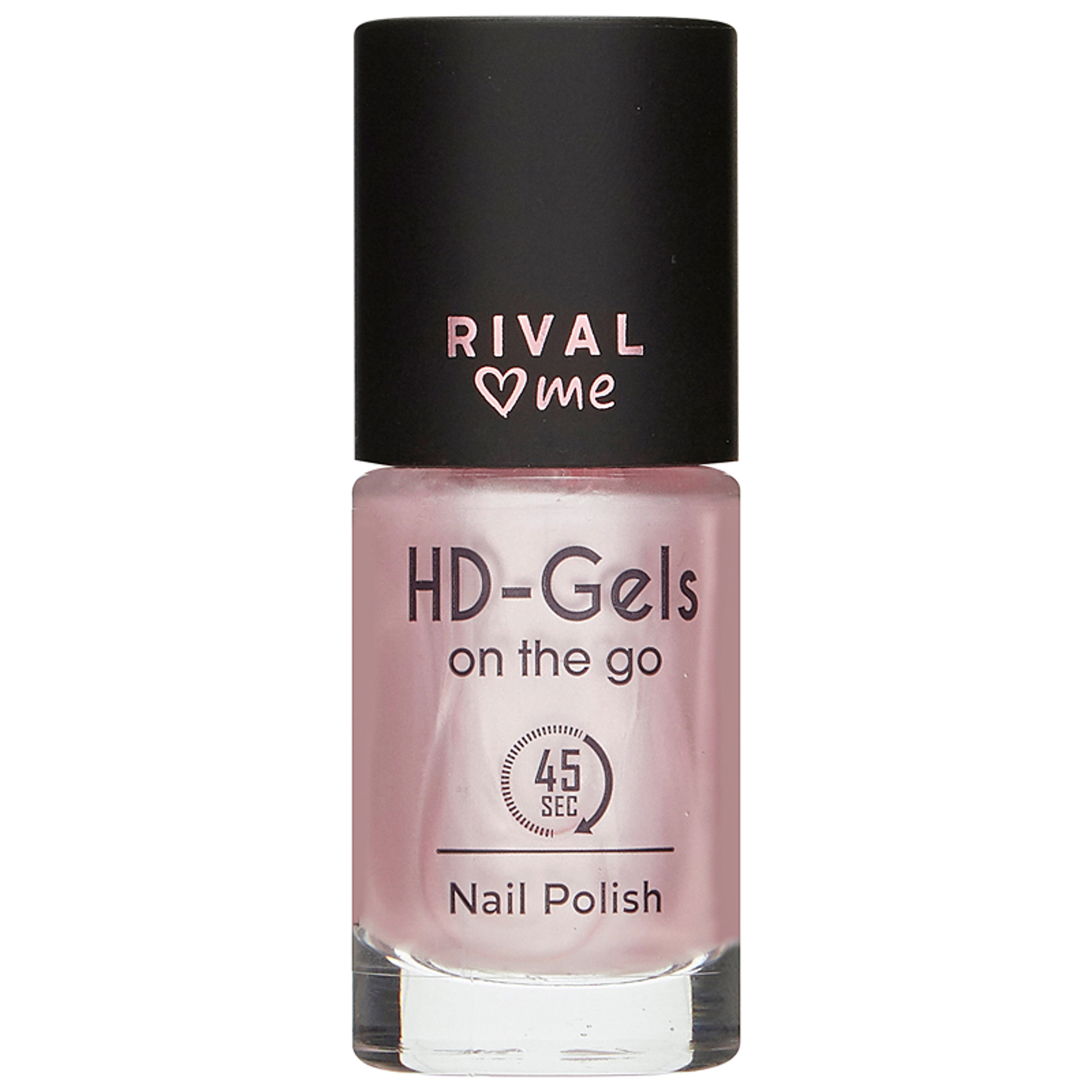 Rival Loves Me HD-Gels On The Go körömlakk /04 pearl nude - 1 db
