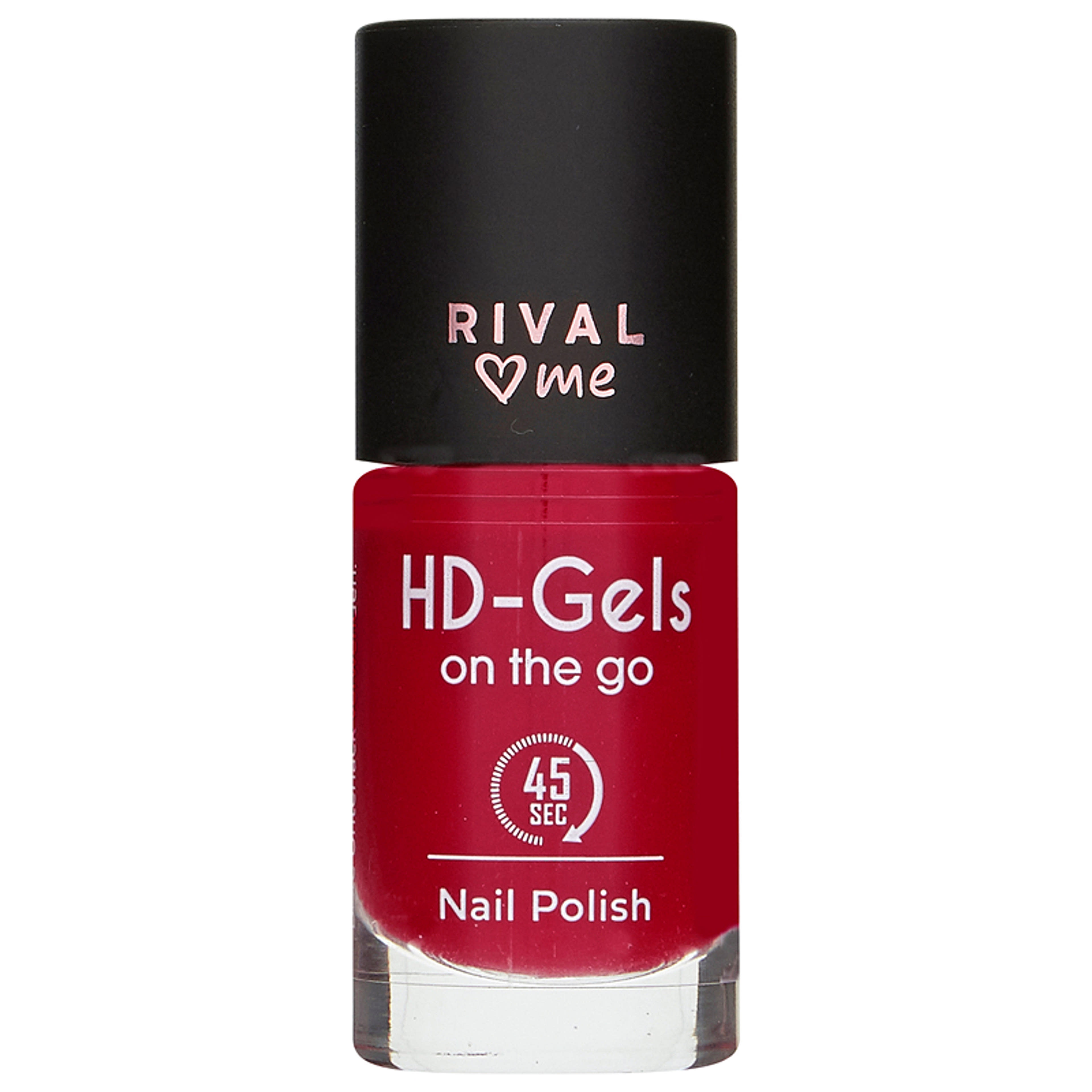 Rival Loves Me HD-Gels On The Go körömlakk /19 ruby red - 1 db