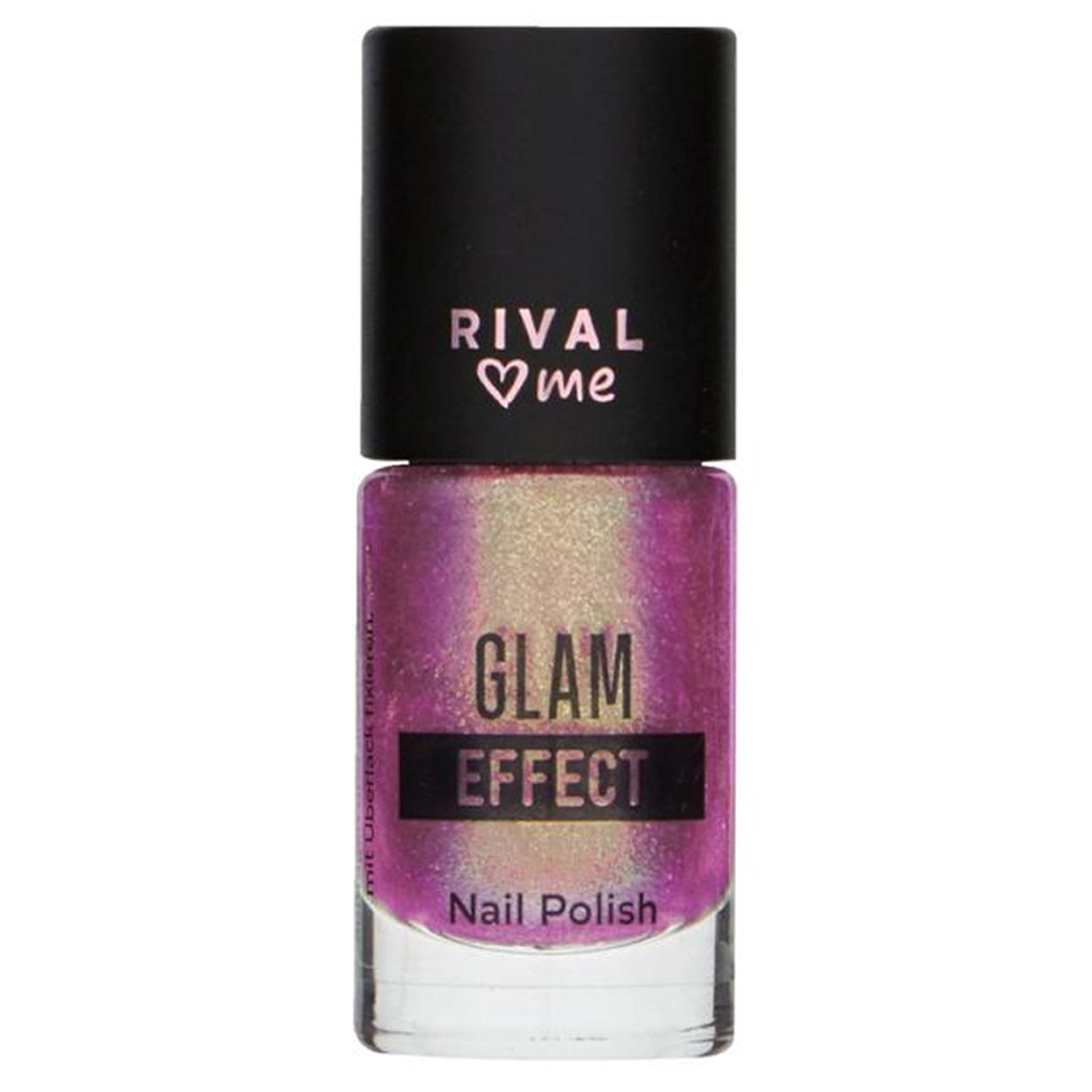 Rival Loves Me Glam Effect körömlakk /01 rainbow crystals- 1 db
