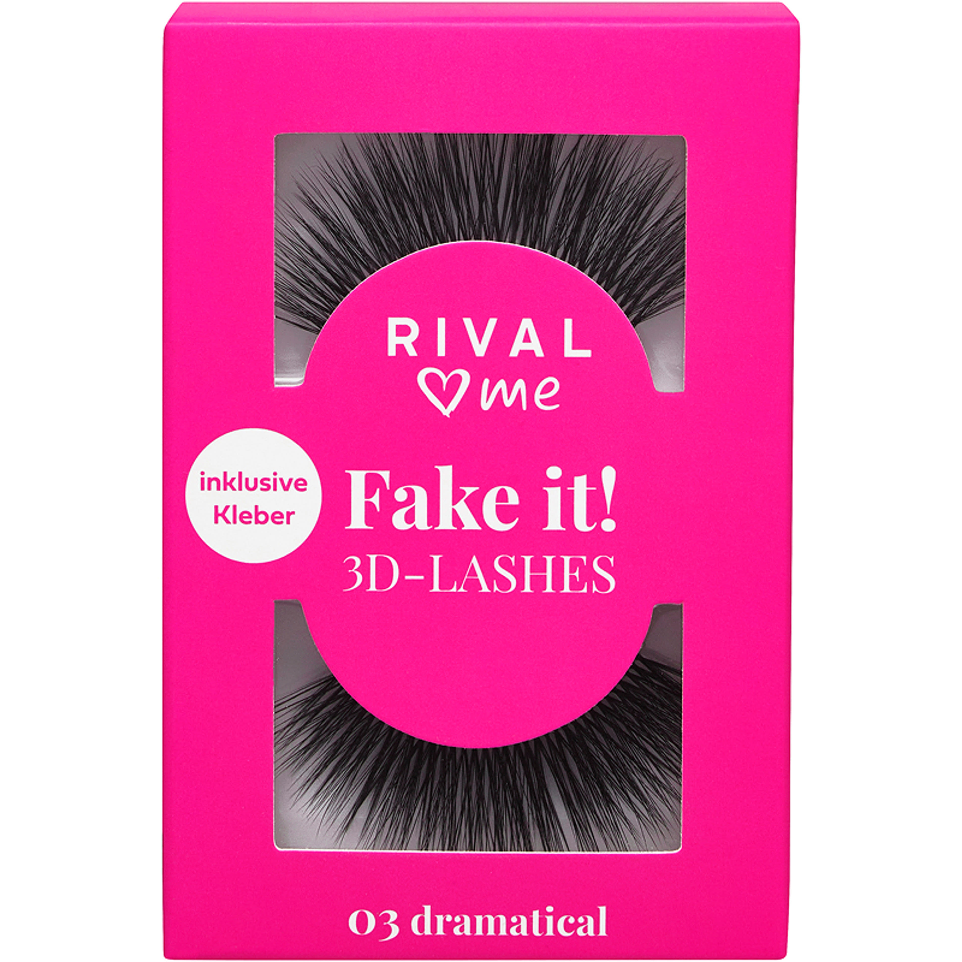 Rival Loves Me Fake It! 3D-s műszempilla /03 dramatical - 1 db