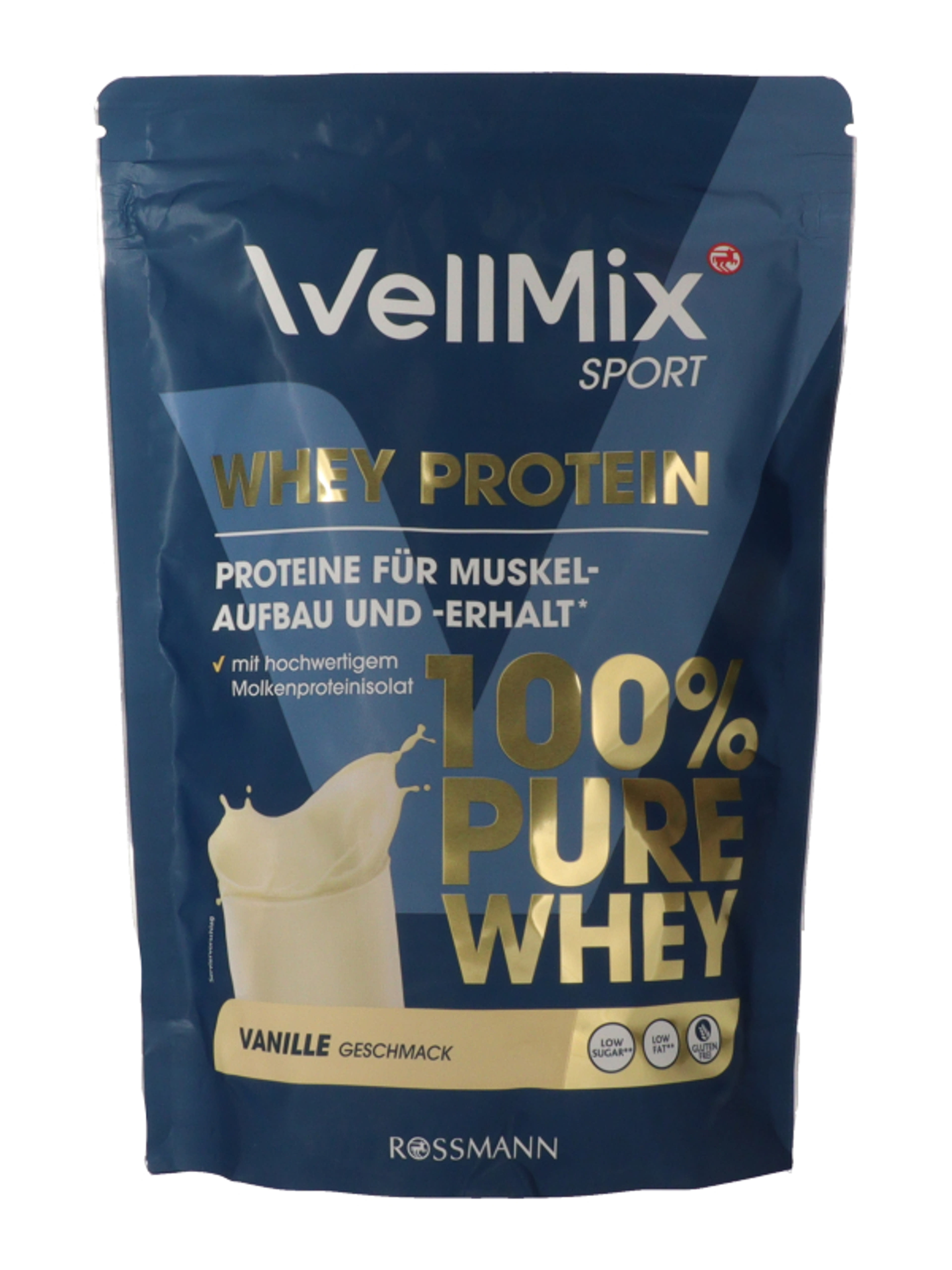 Well Mix Pure Whey 100% fehérjepor vanília izű - 450 g