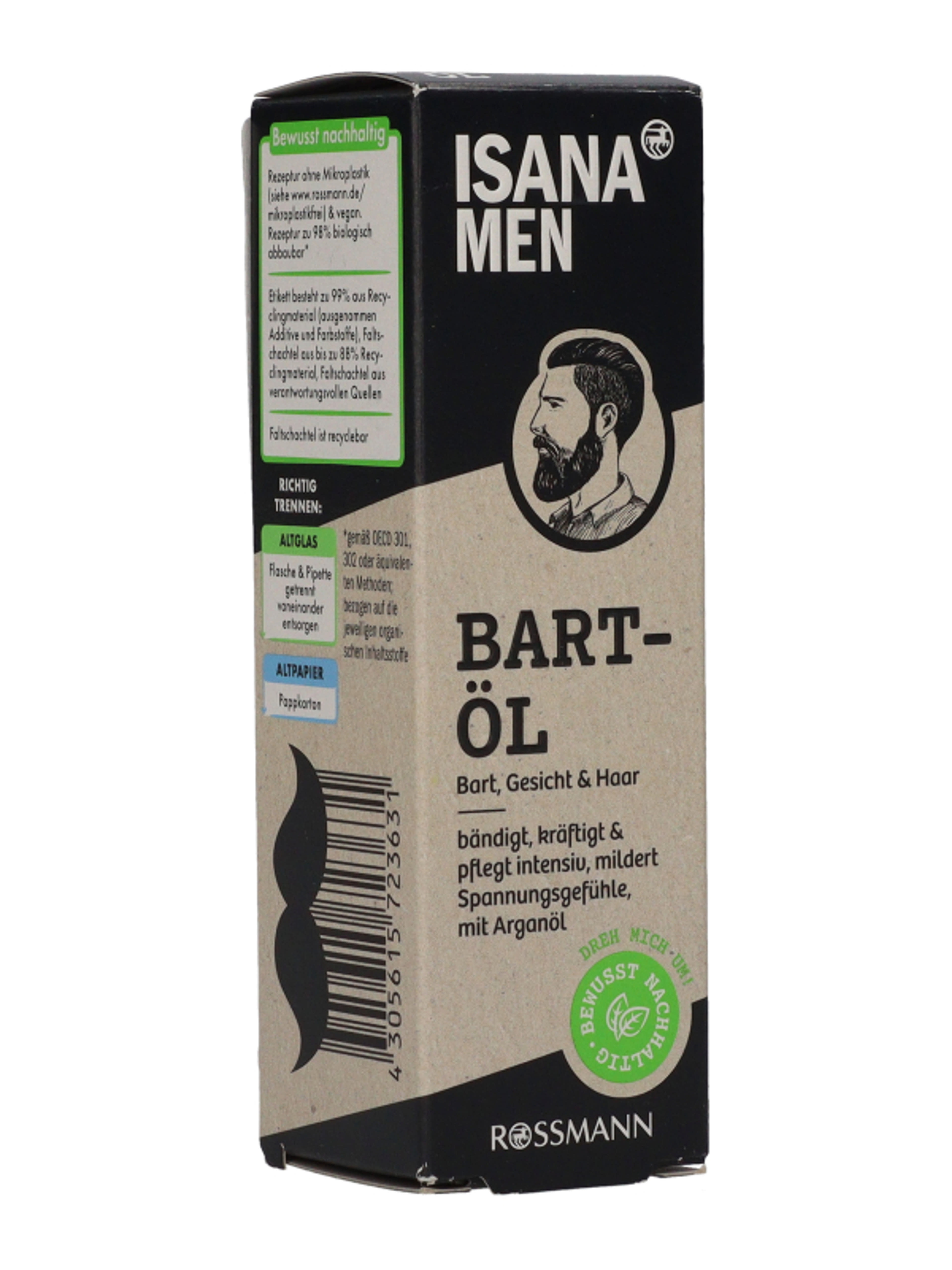 Isana Men Premium szakállápoló olaj argán&jojoba - 30 ml-6