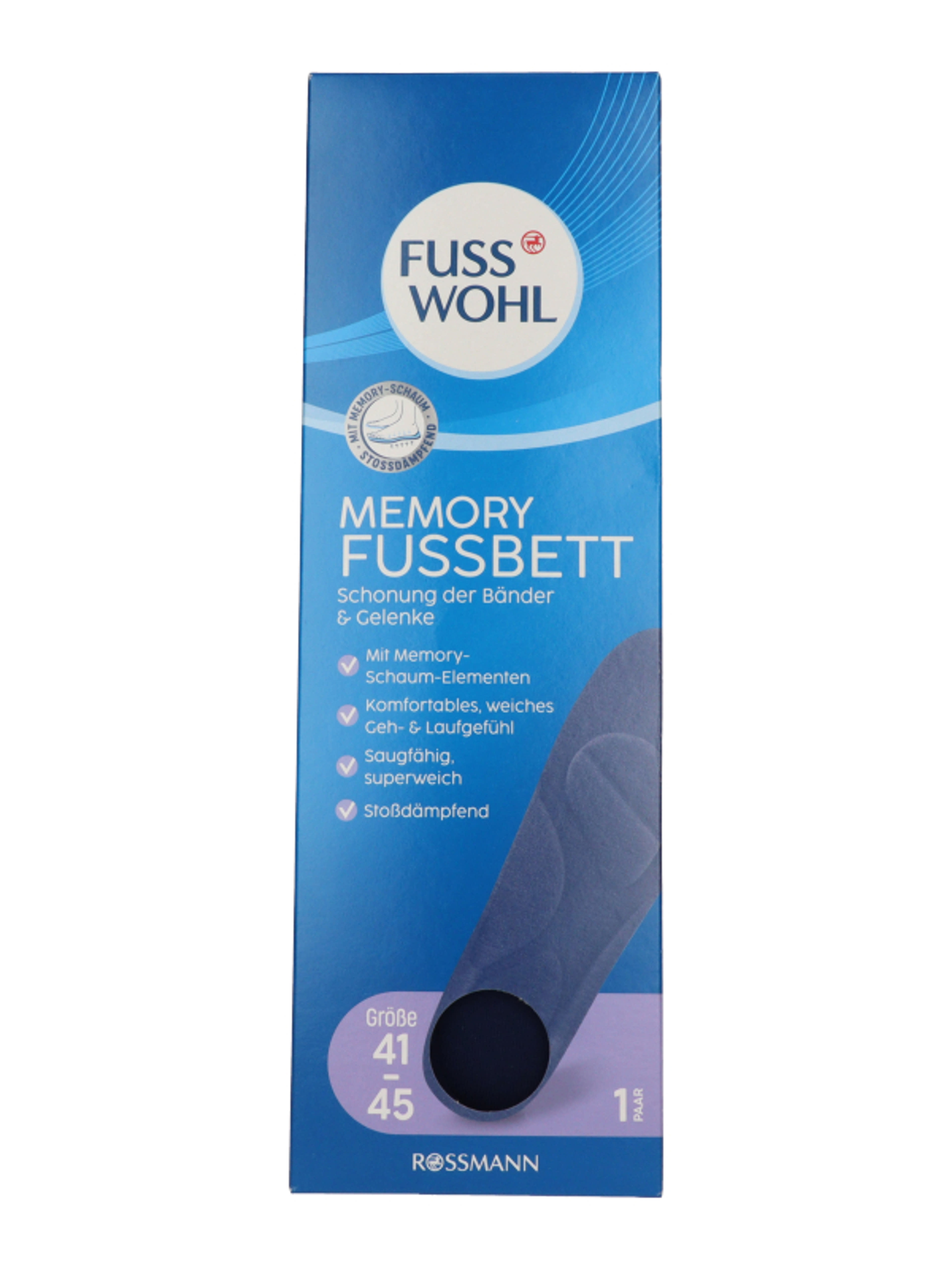 Fuss Wohl Memory talpbetét 41-45, 1 pár - 1 db