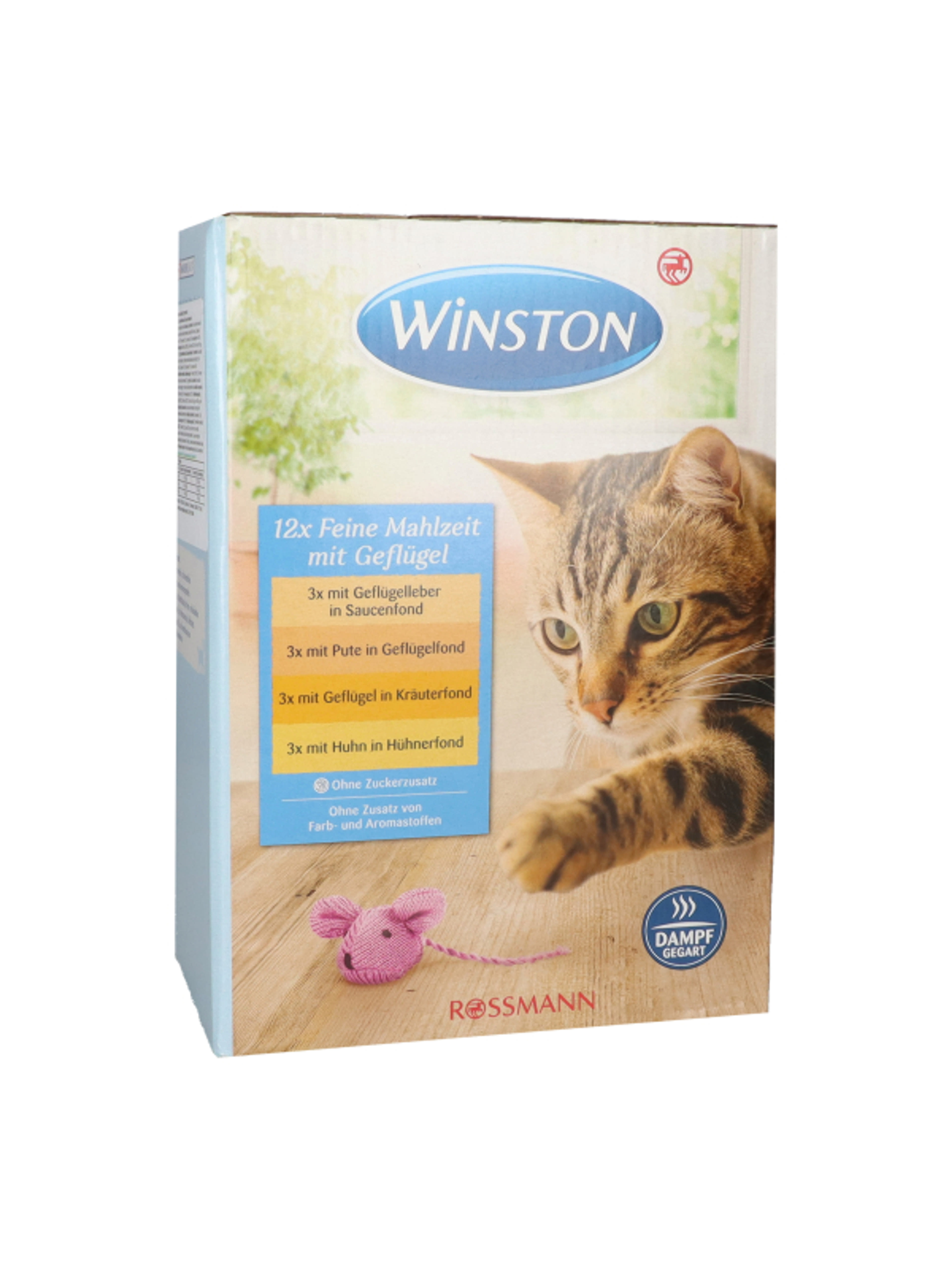 Winston alutasak macskáknak szárnyas 12*100 g - 1200 g-3