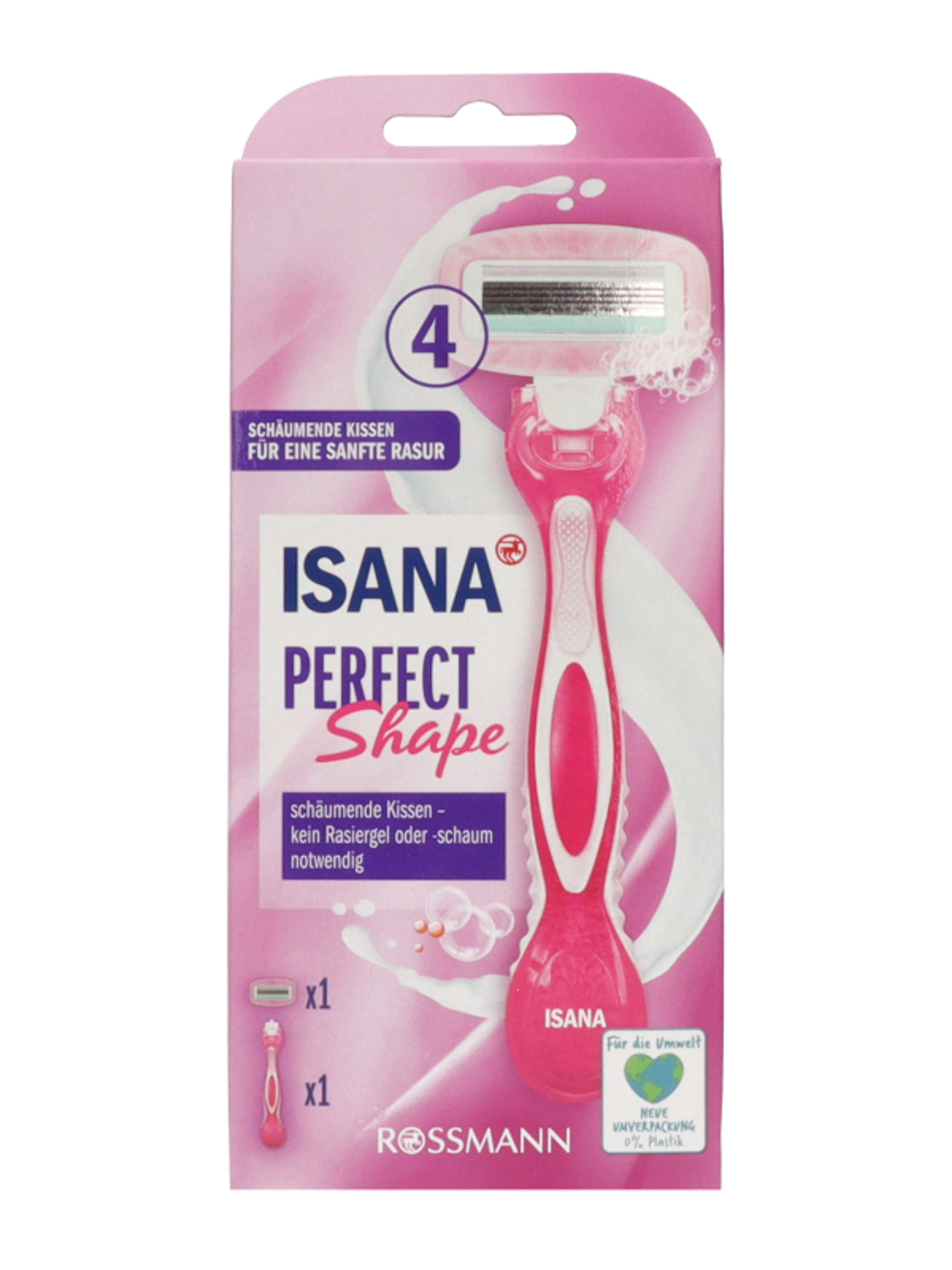 Isana Perfect Shape női borotva - 1 db