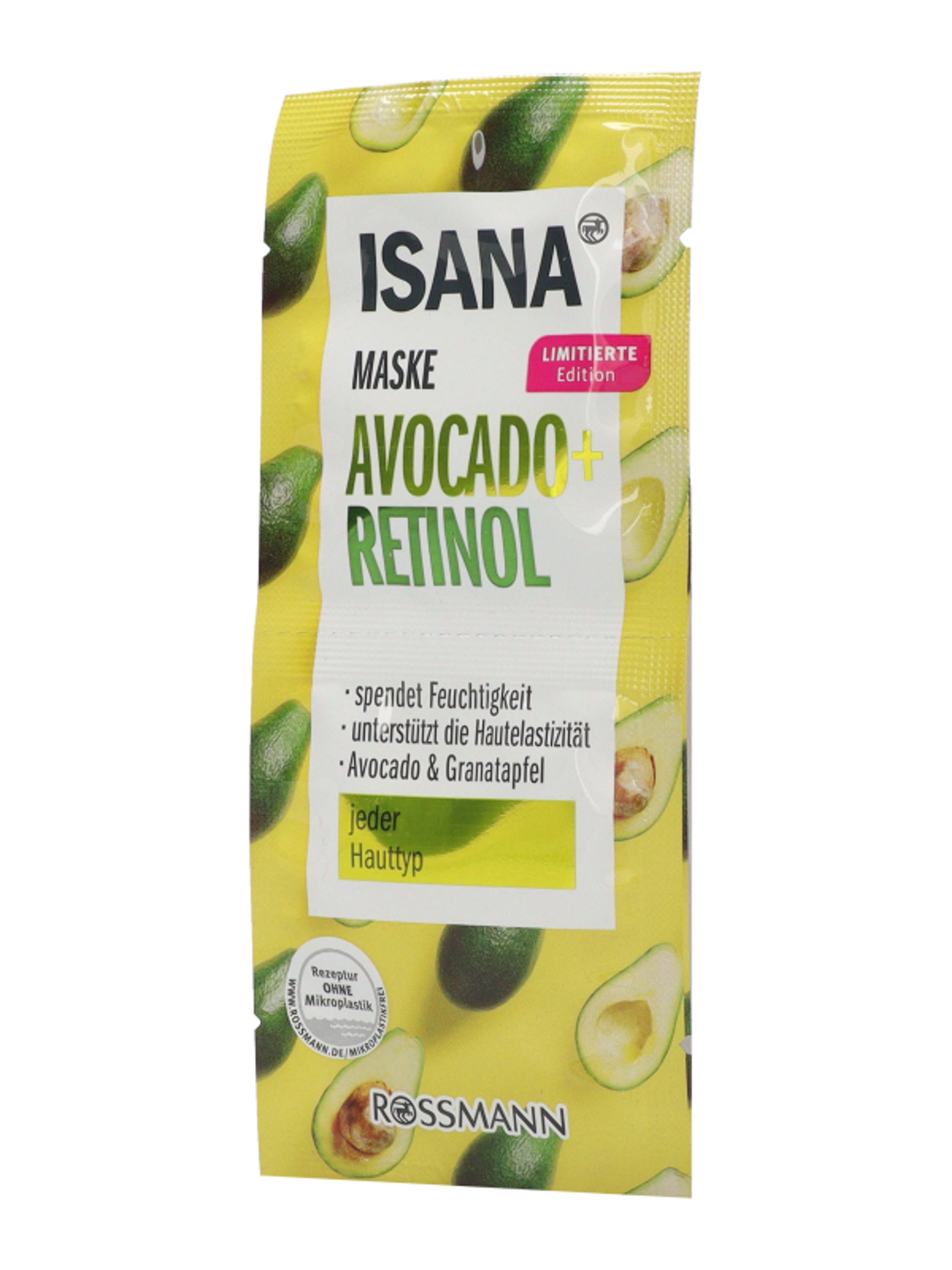 Isana Retinol Avocado maszk 2x8 ml - 16 ml-2