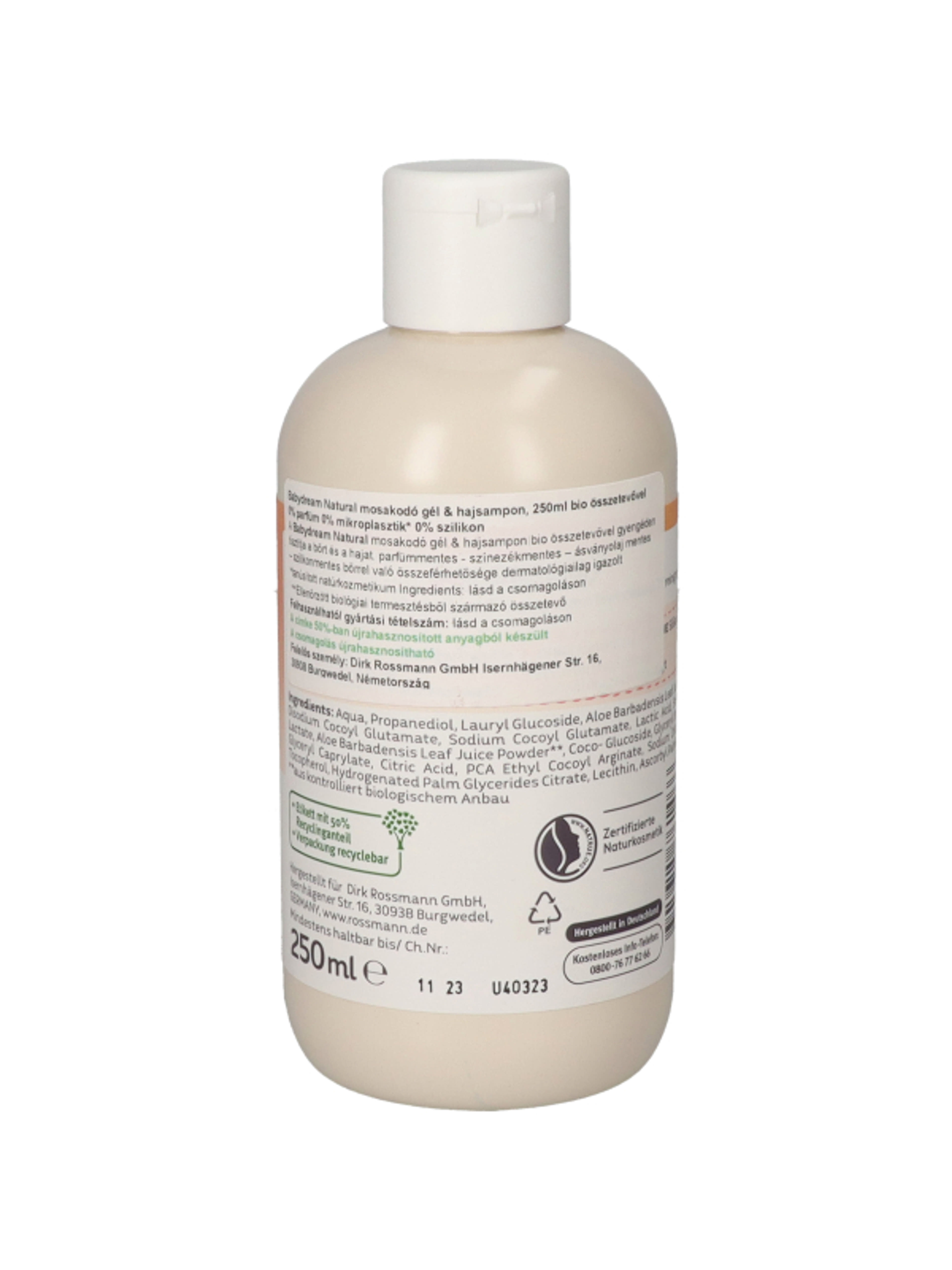 Babydream natural mosakodógél & sampon - 250 ml-4