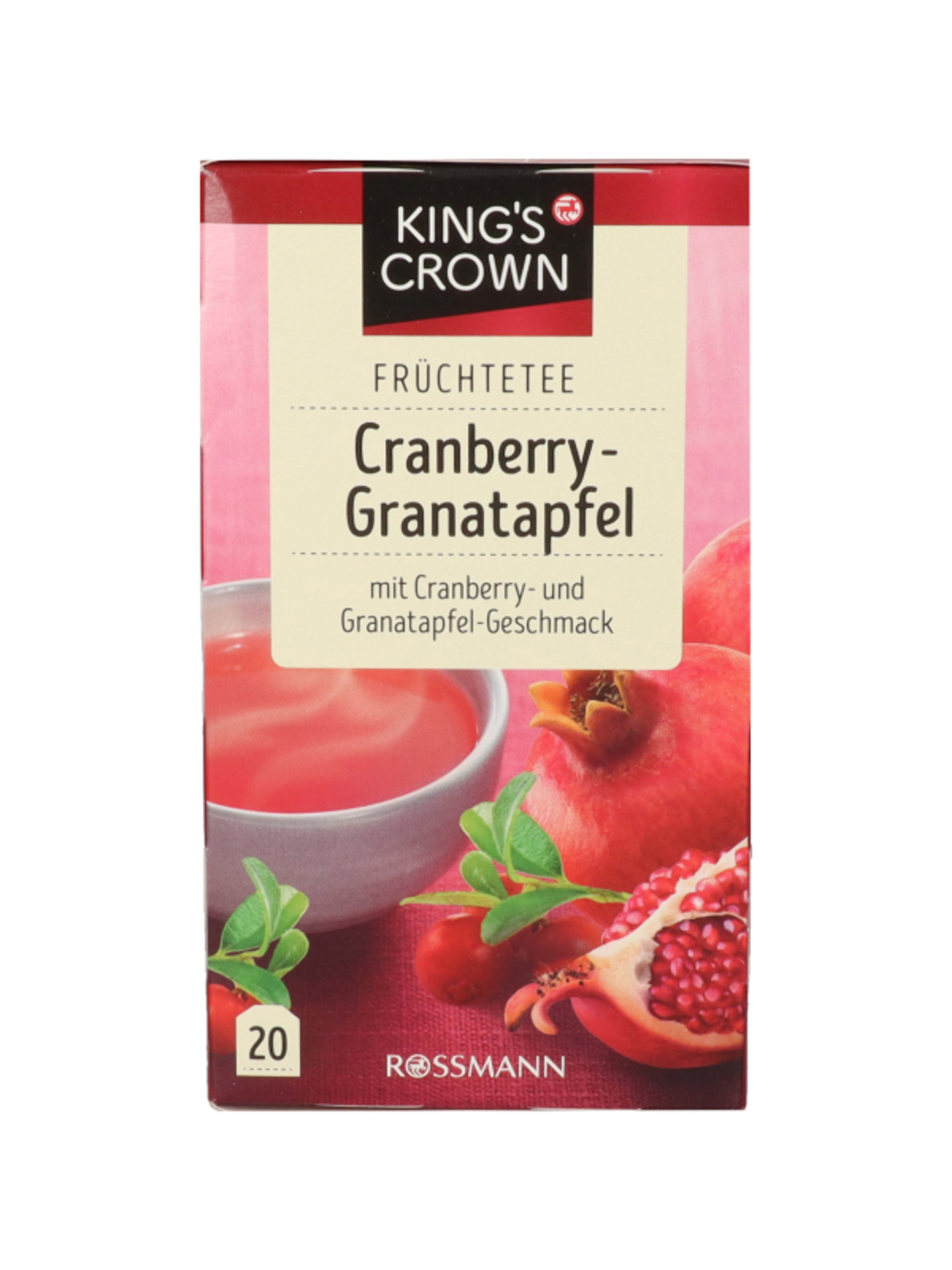King's Crown áfonya-gránátalma tea - 40 g-2