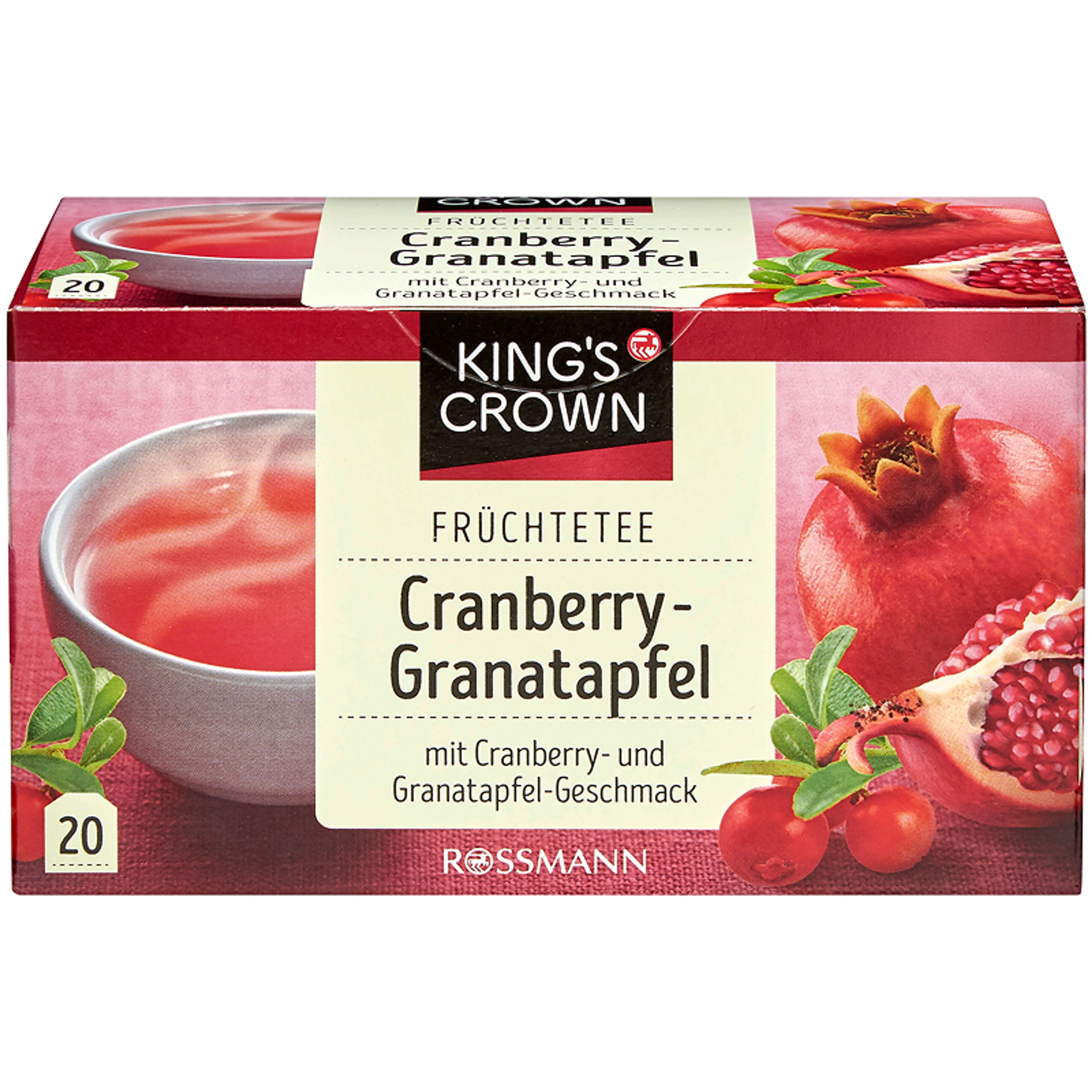 King's Crown áfonya-gránátalma tea - 40 g