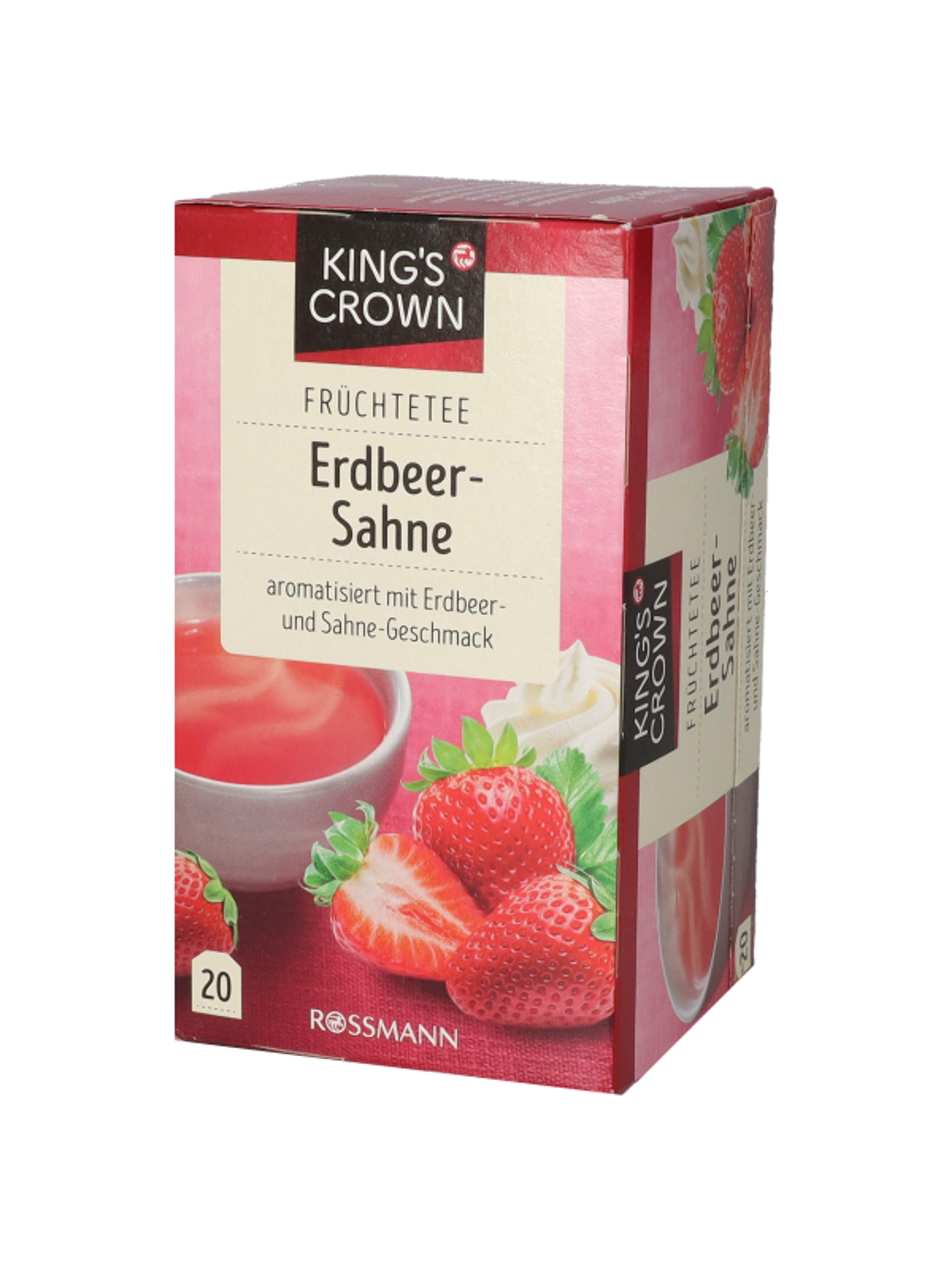 King's Crown Tea eper-tejszín ízben - 60 g-7