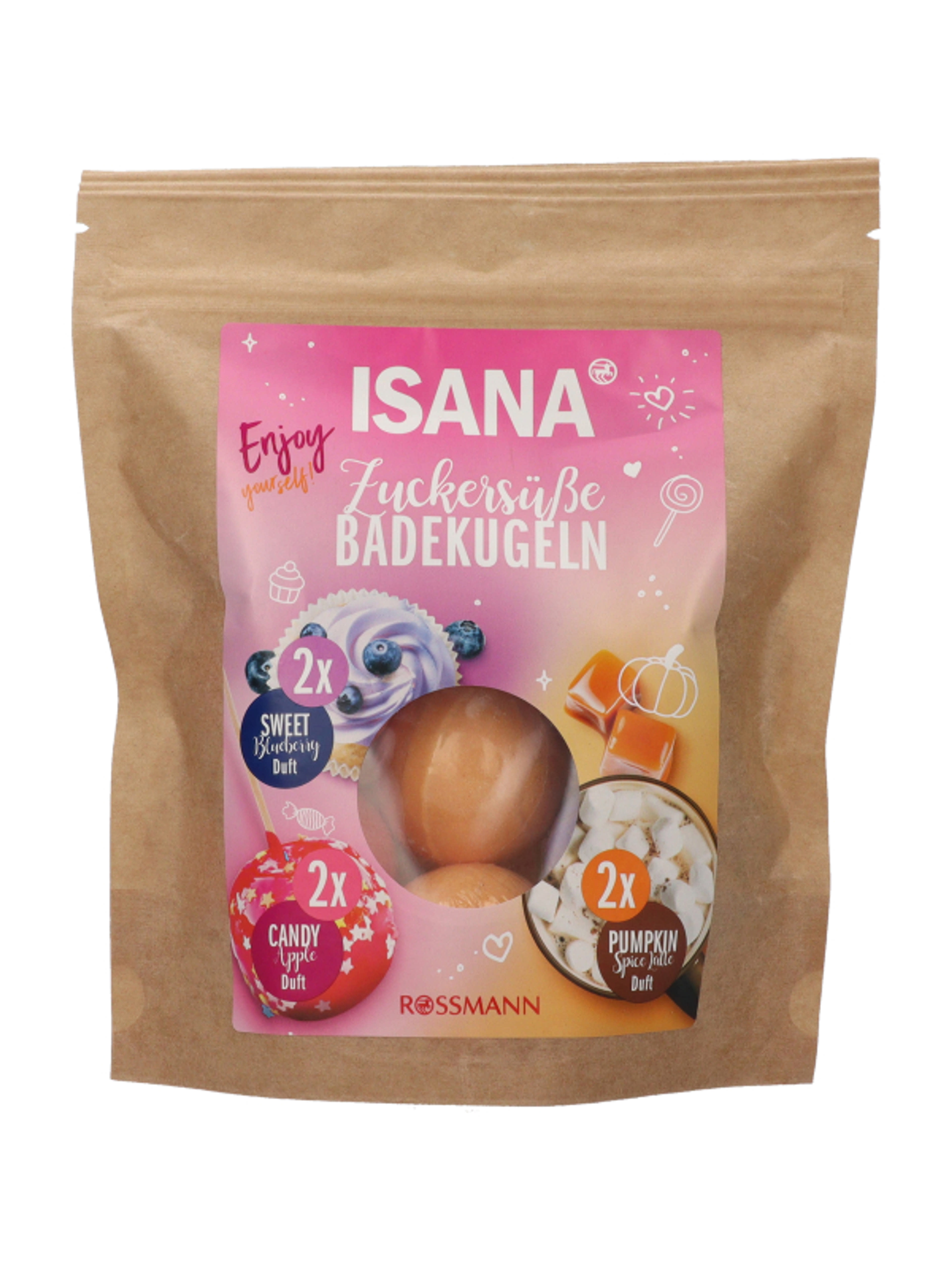 Isana cukorédes fürdőgolyó (6x50g) - 300g-3