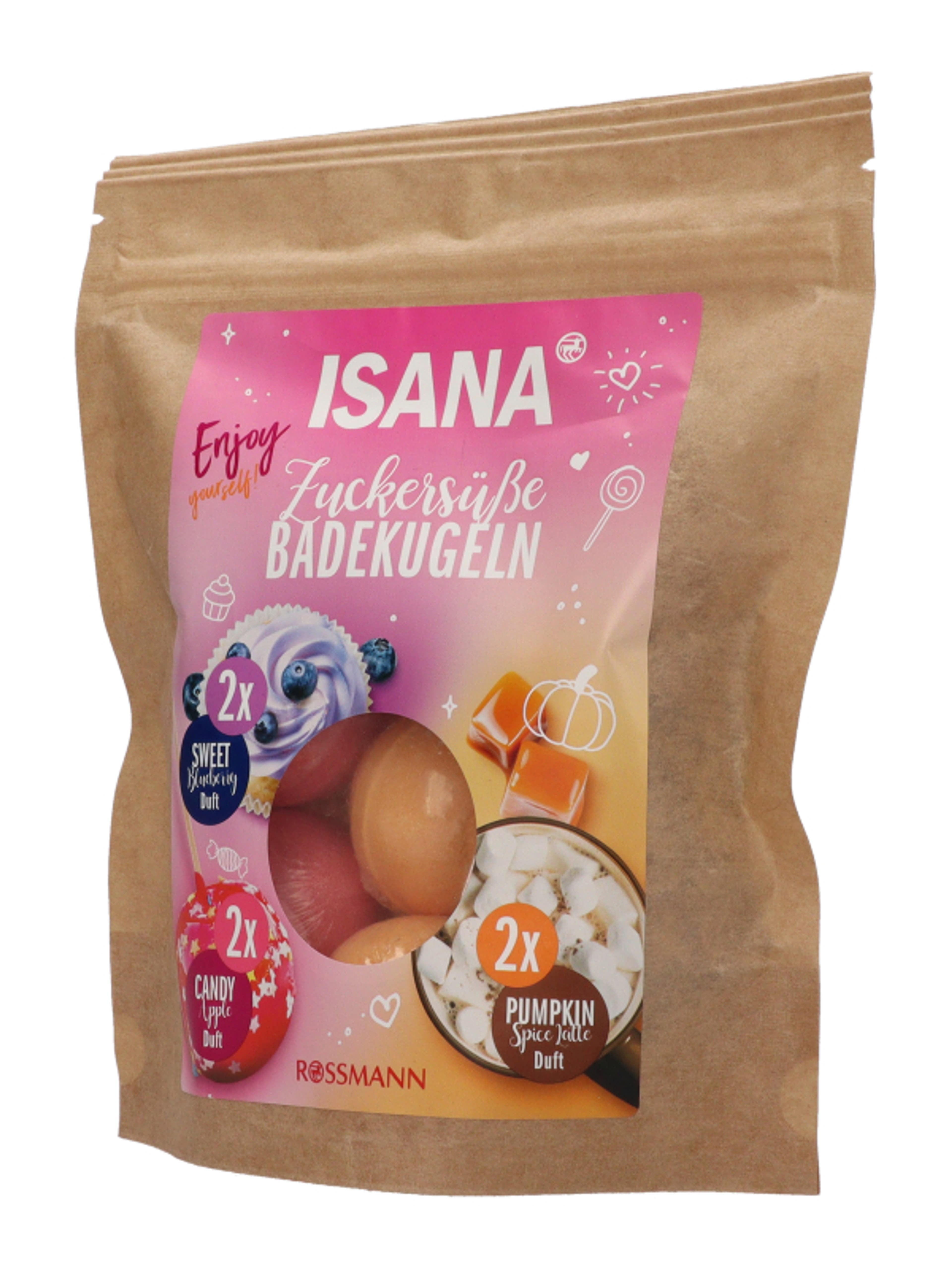 Isana cukorédes fürdőgolyó (6x50g) - 300g-4