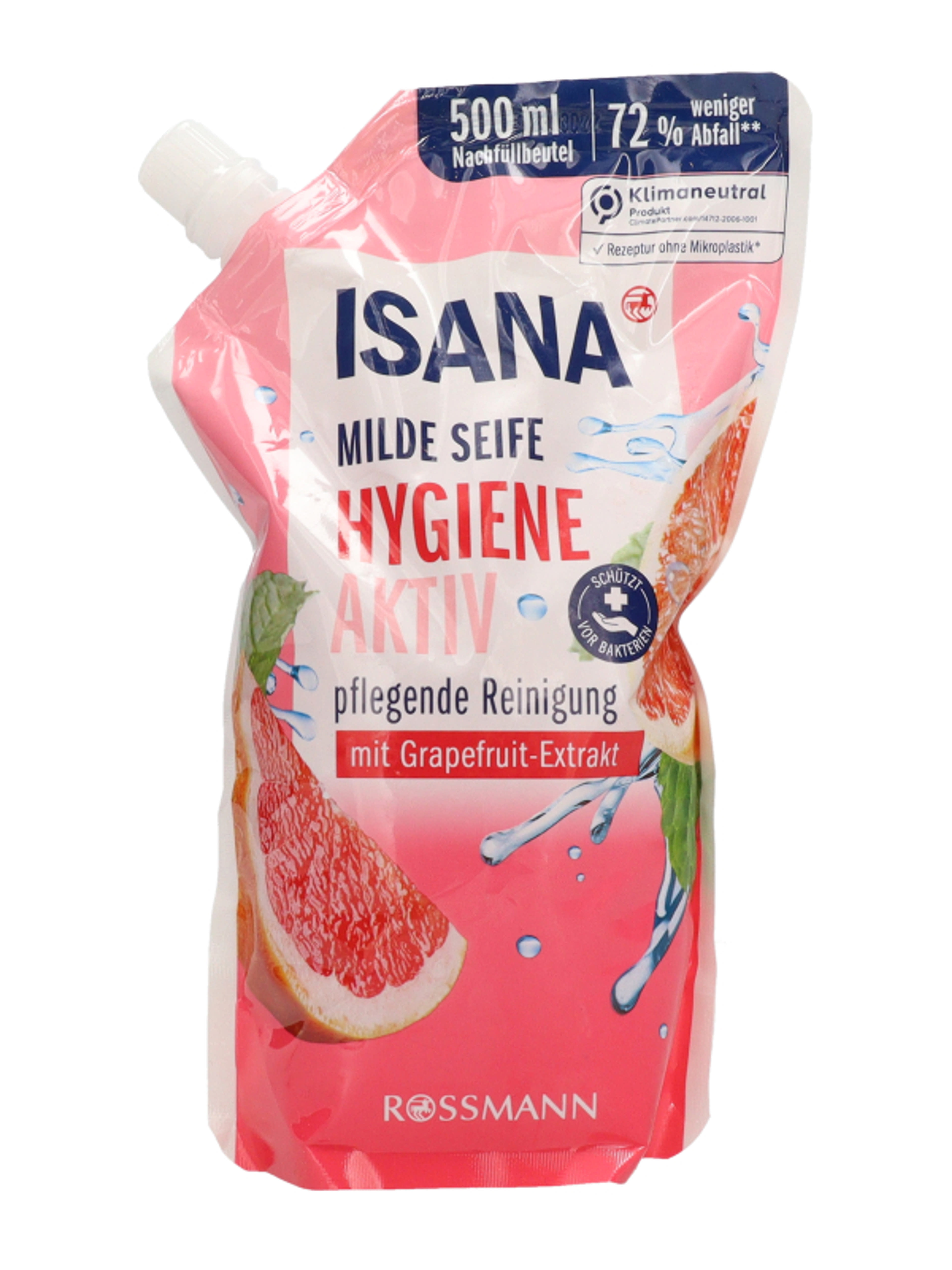 Isana Hygiene Aktiv folyékony szappan utántöltő - 500 ml