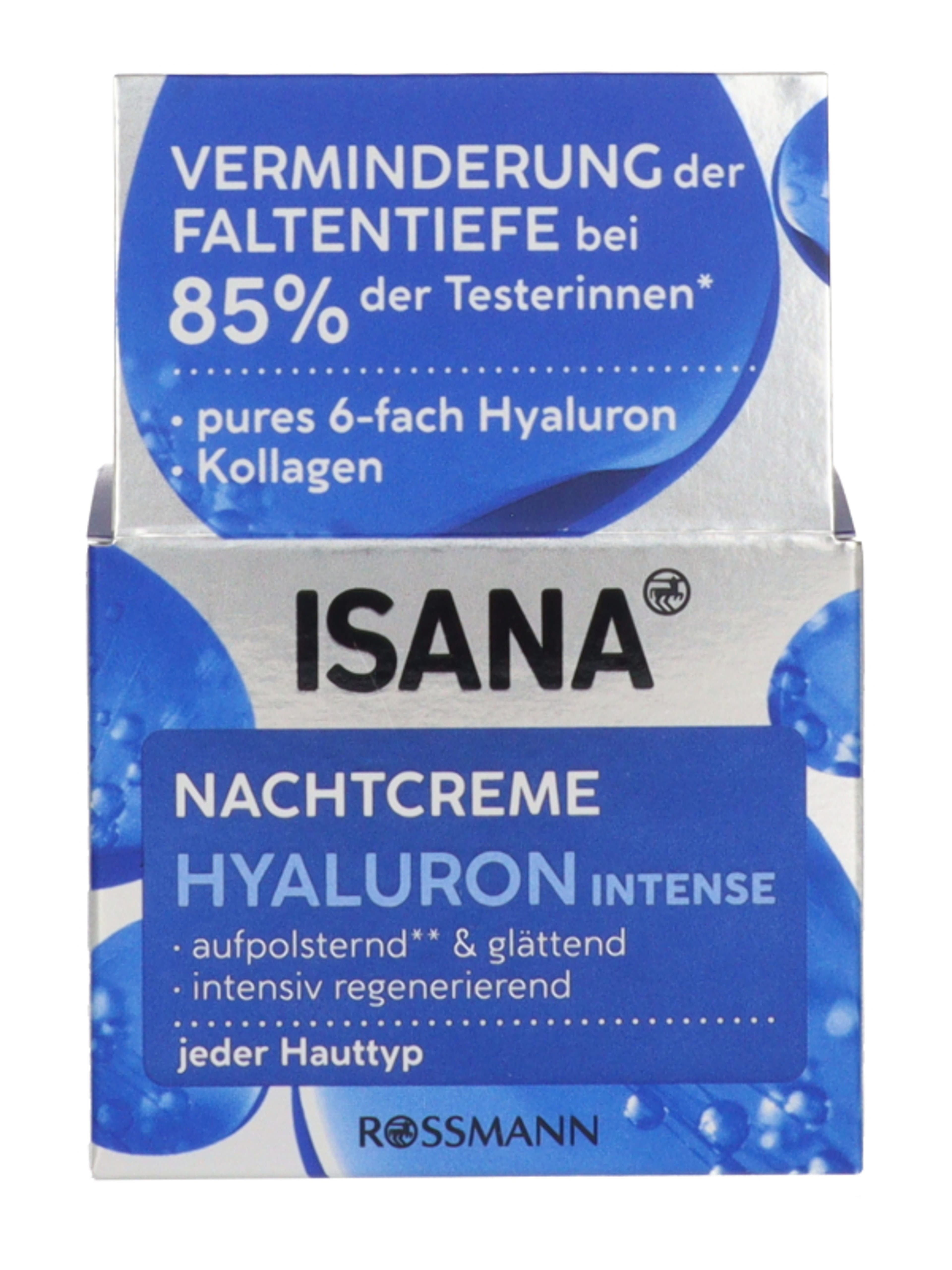 Isana Hyaluron Intense éjszakai krém - 50 ml