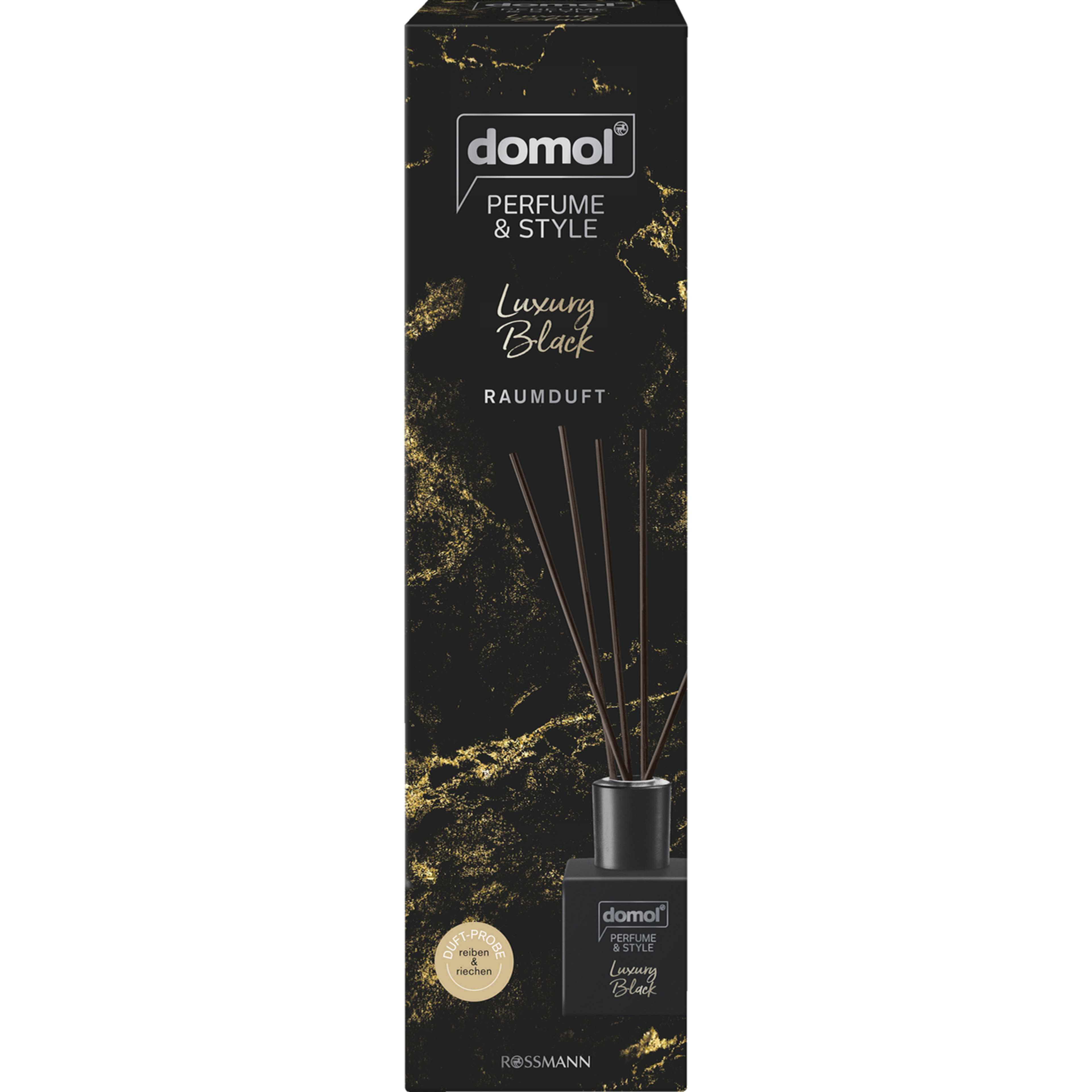 Domol Perfume & Style Luxury Black pálcás illatosító - 100 ml