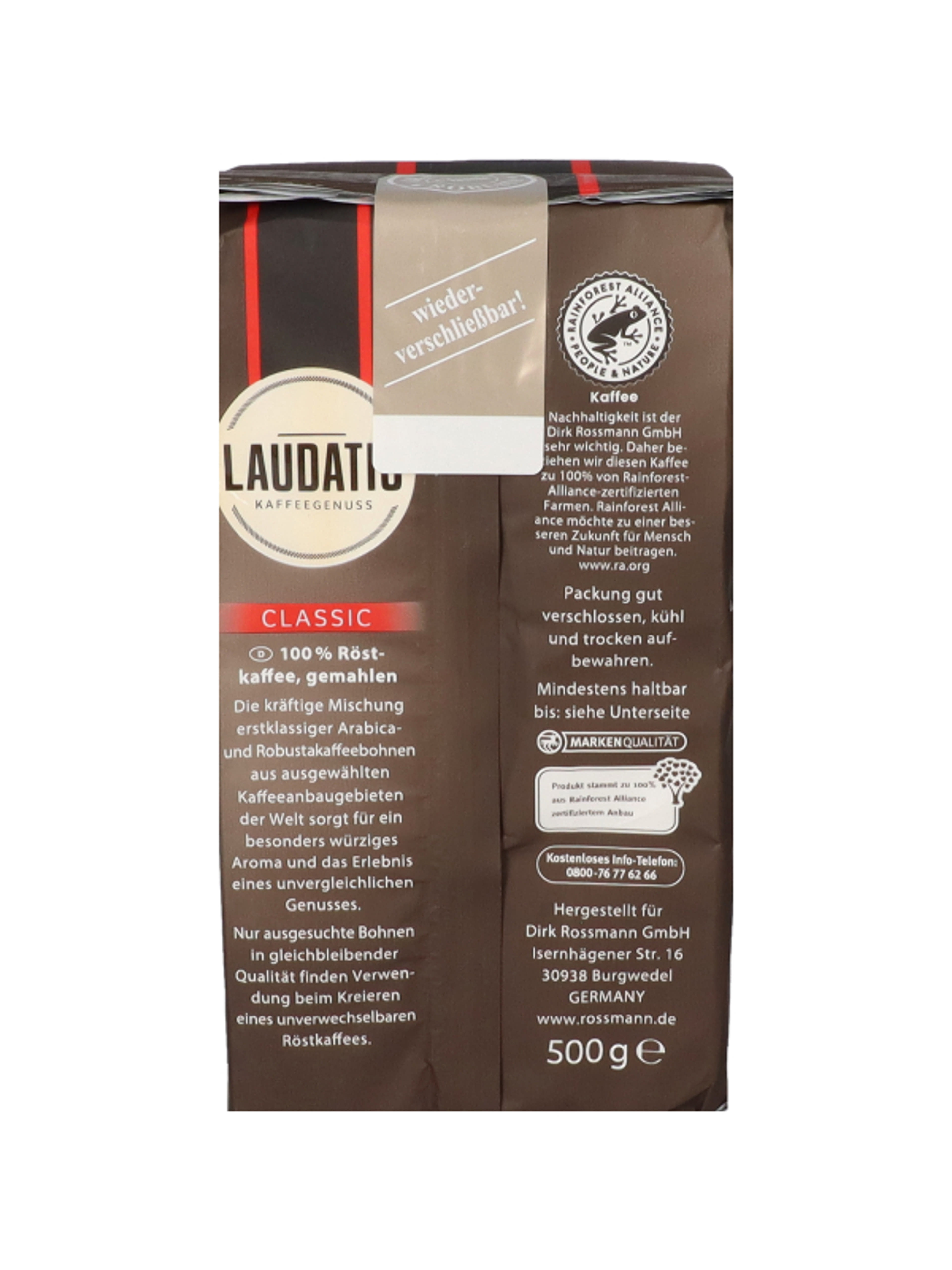 Laudatio őrölt pörkölt classic kávé - 500 g-5