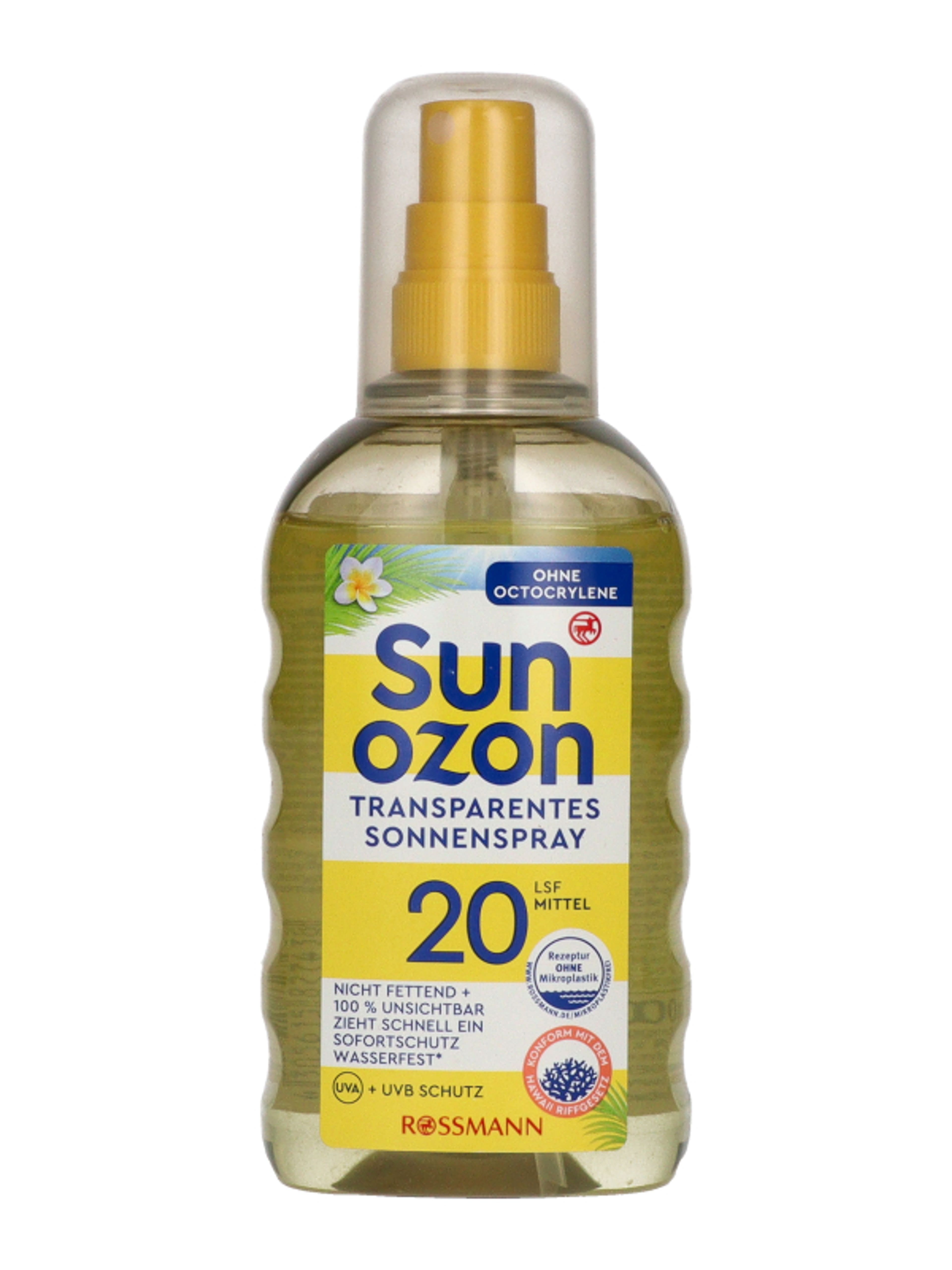 Sunozon napozó spray F20 - 200 ml-2