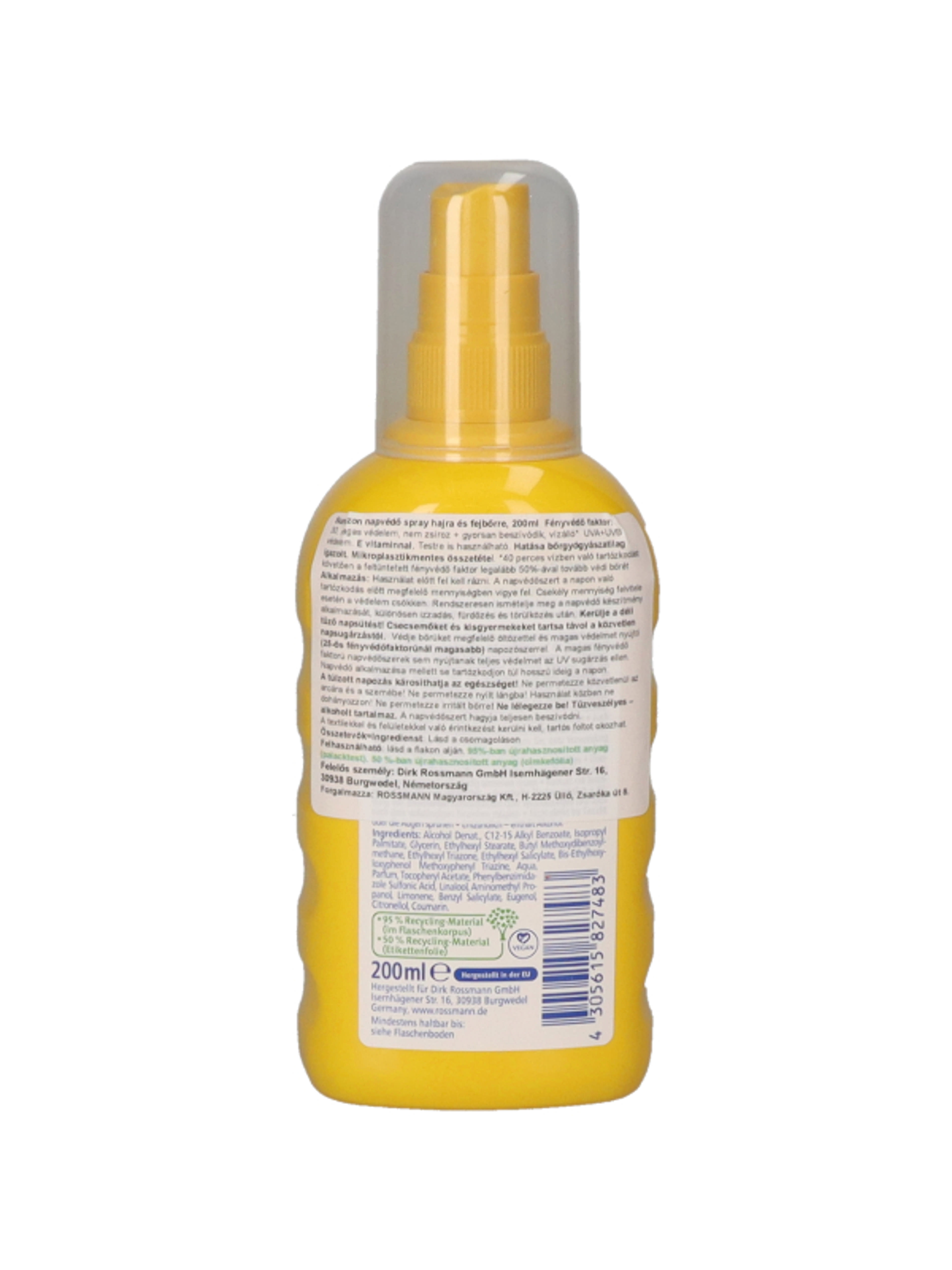 Sunozon haj-&fejbőr védő spray napozáshoz 30f - 200 ml-5