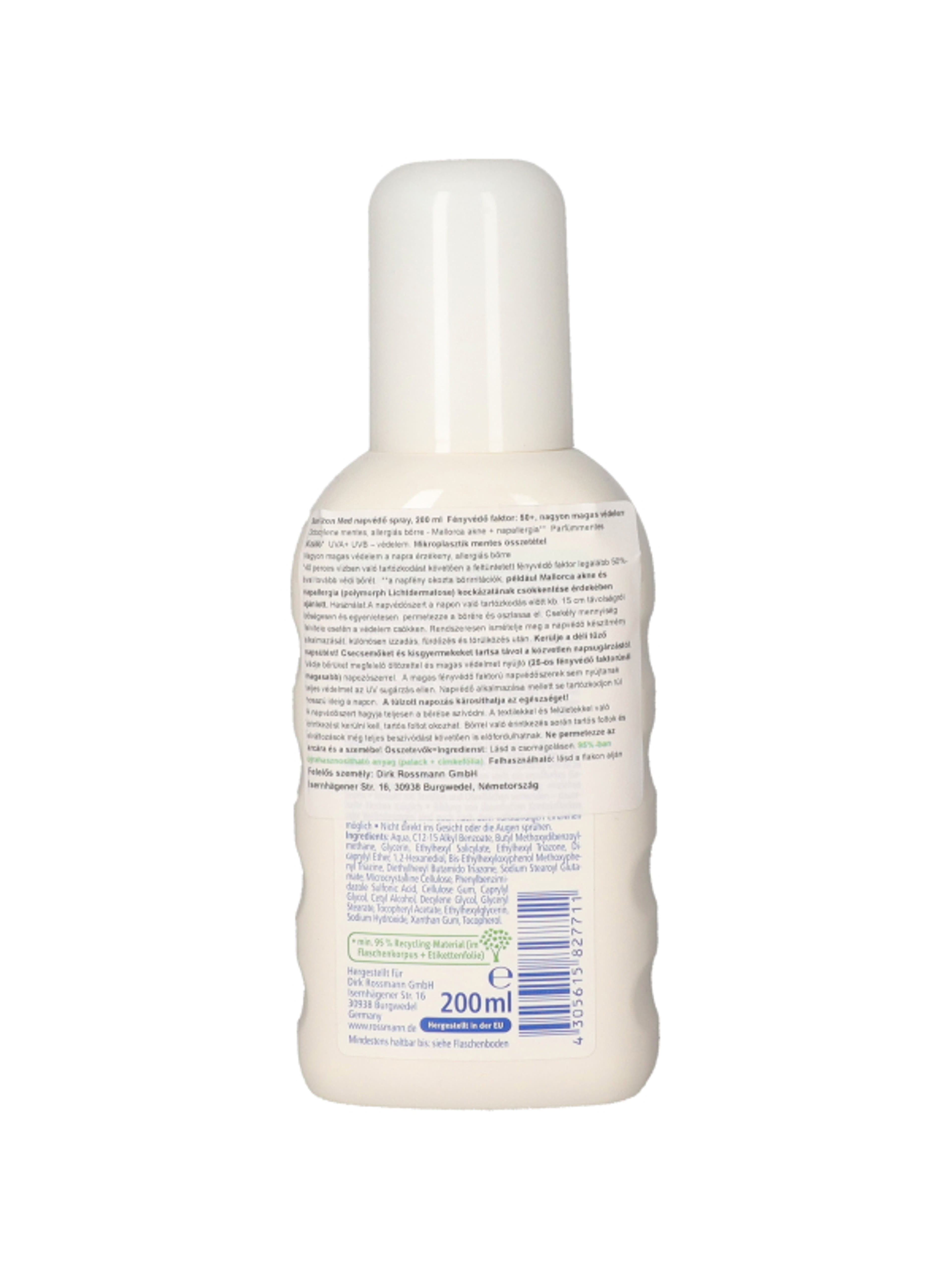 Sunozon Med napvédő spray F50+  - 200 ml-5