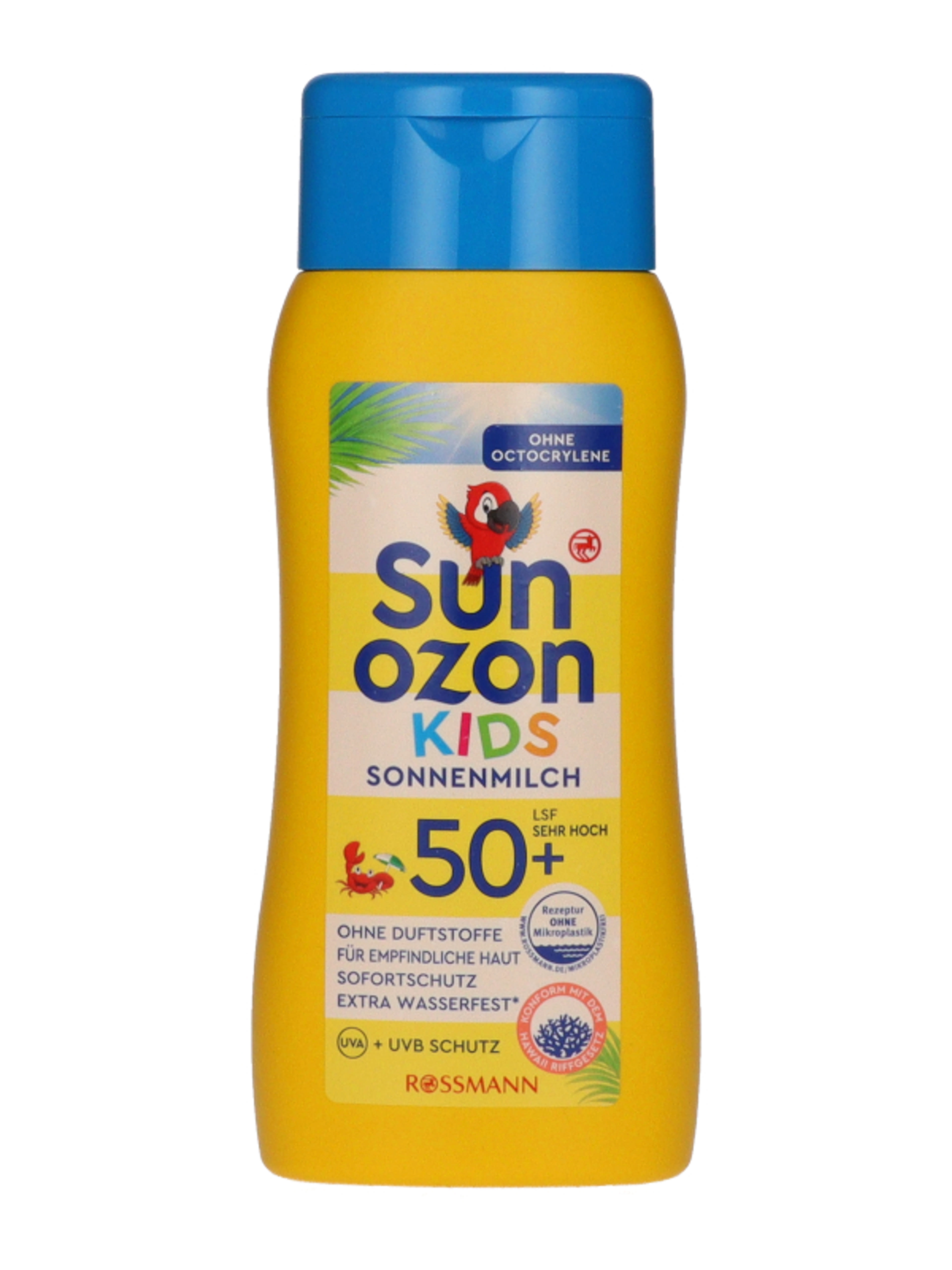 SunOzon Kids naptej gyermekek részére F50+ - 200 ml-2